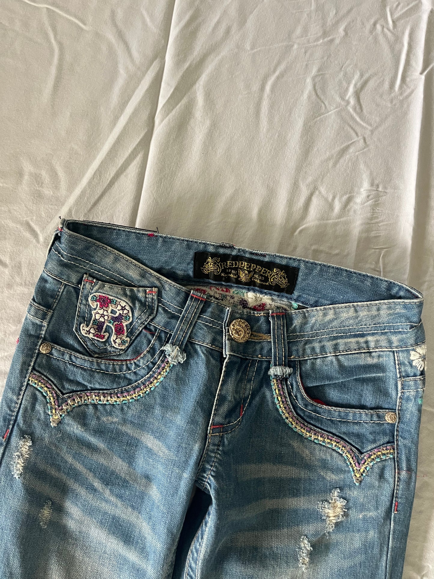 red pepper flared jeans - 30