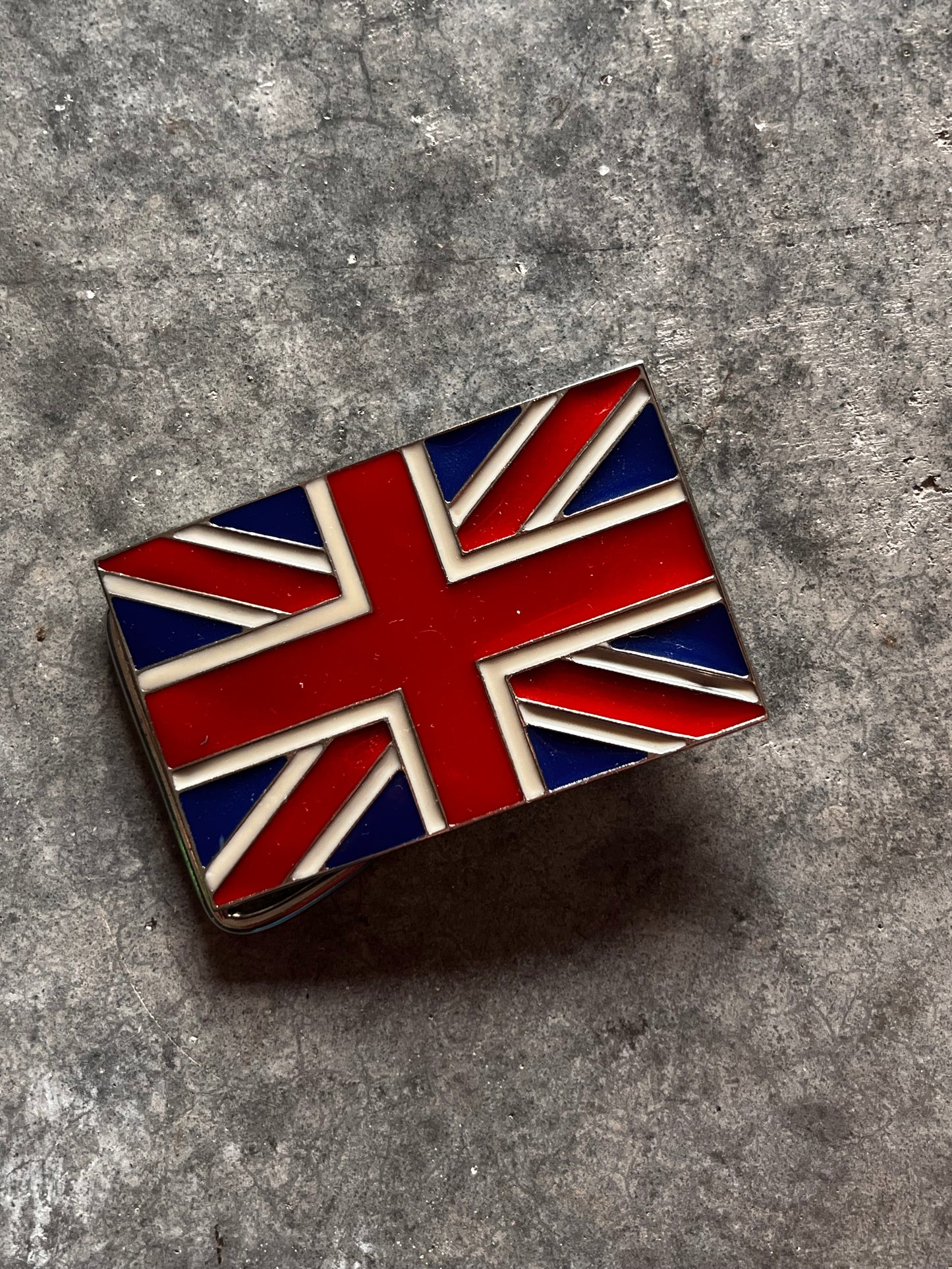 union jack belt buckle
