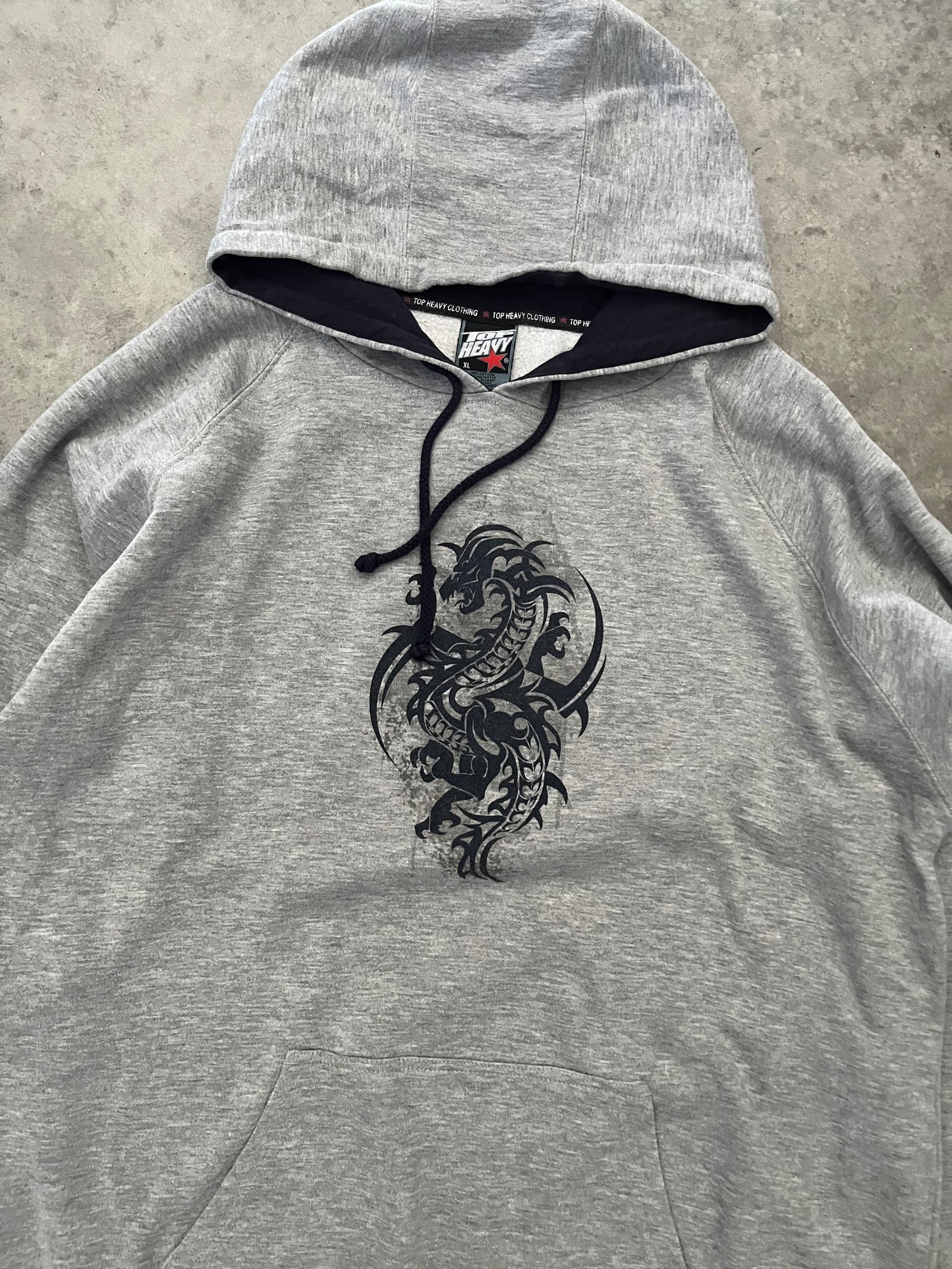 top heavy hoodie - XL