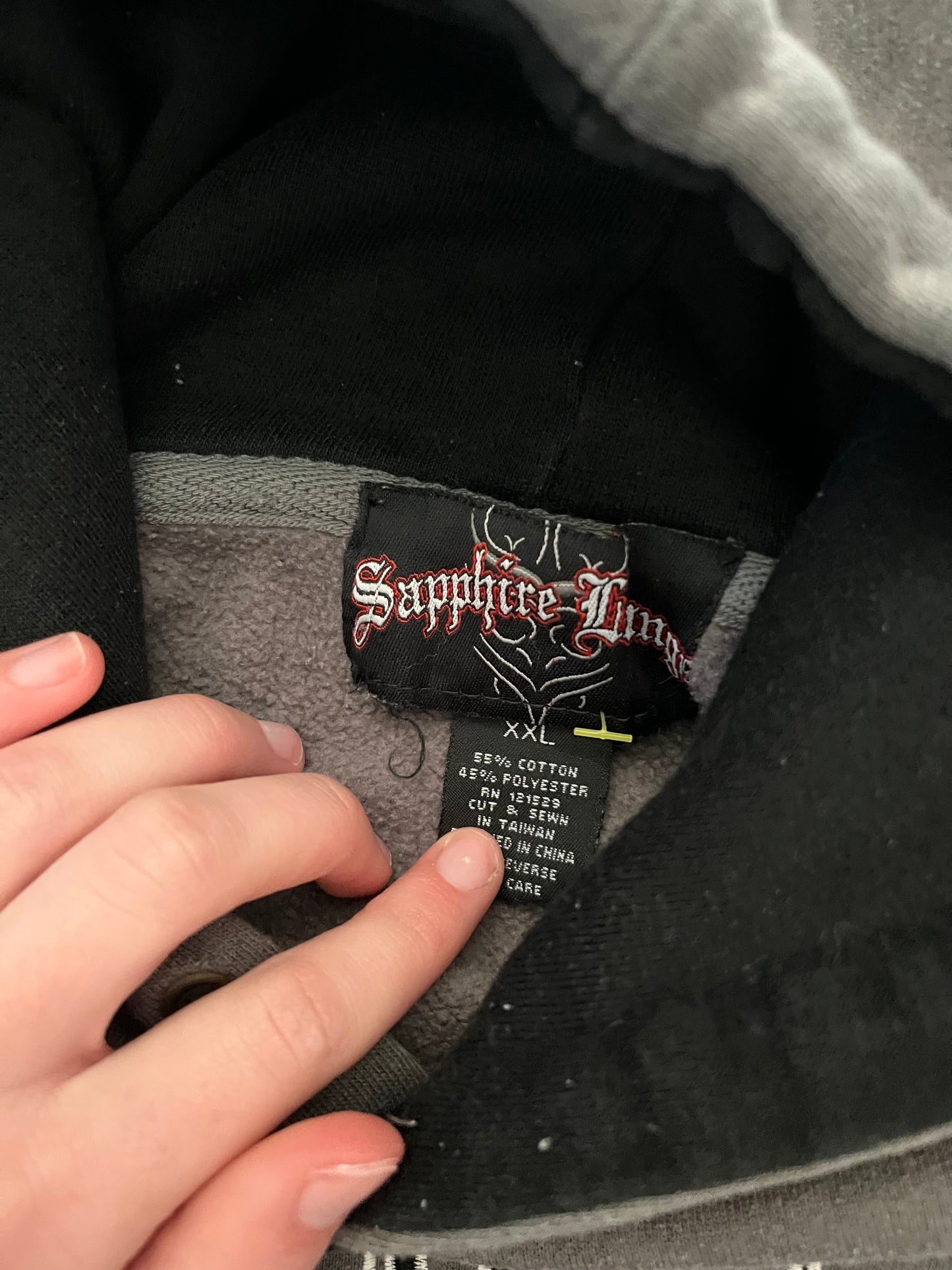 sapphire lounge hoodie - XXL