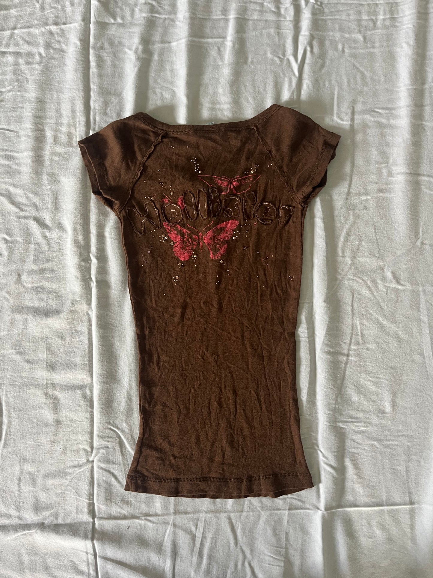 hollister short sleeve henley - XS/S