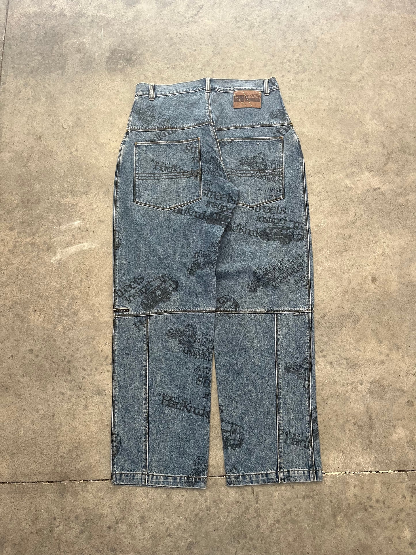 school of hard knock jeans