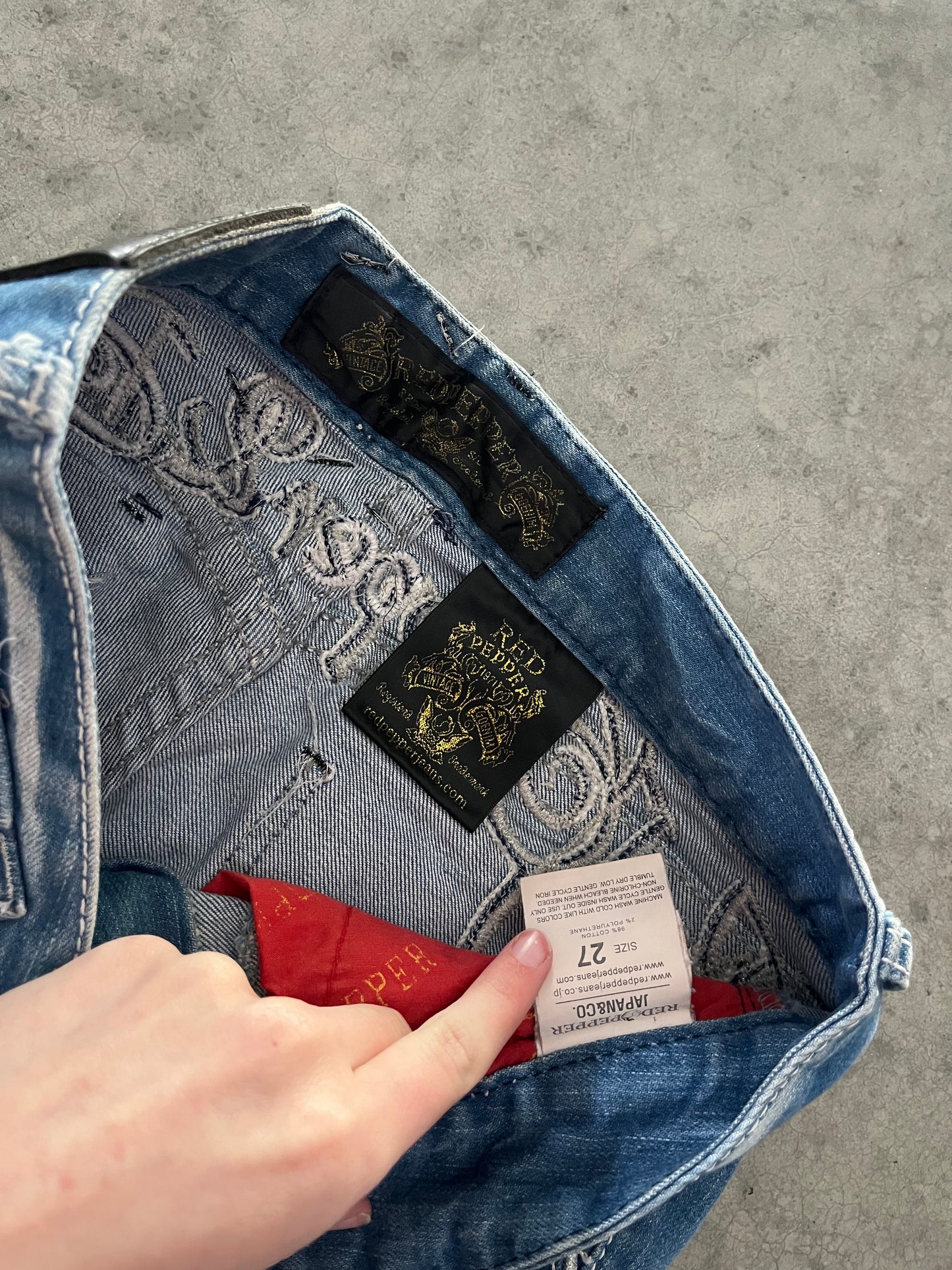 red pepper flared jeans - 28