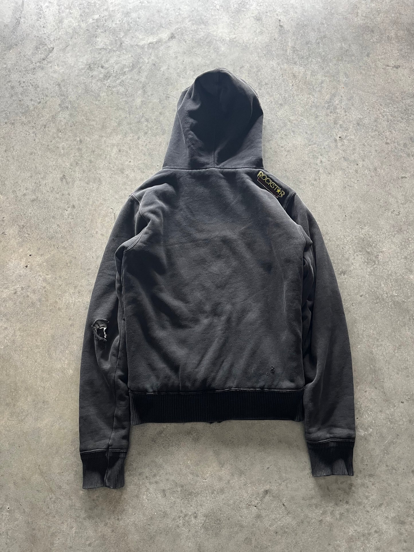 rockstar x fox hoodie - S