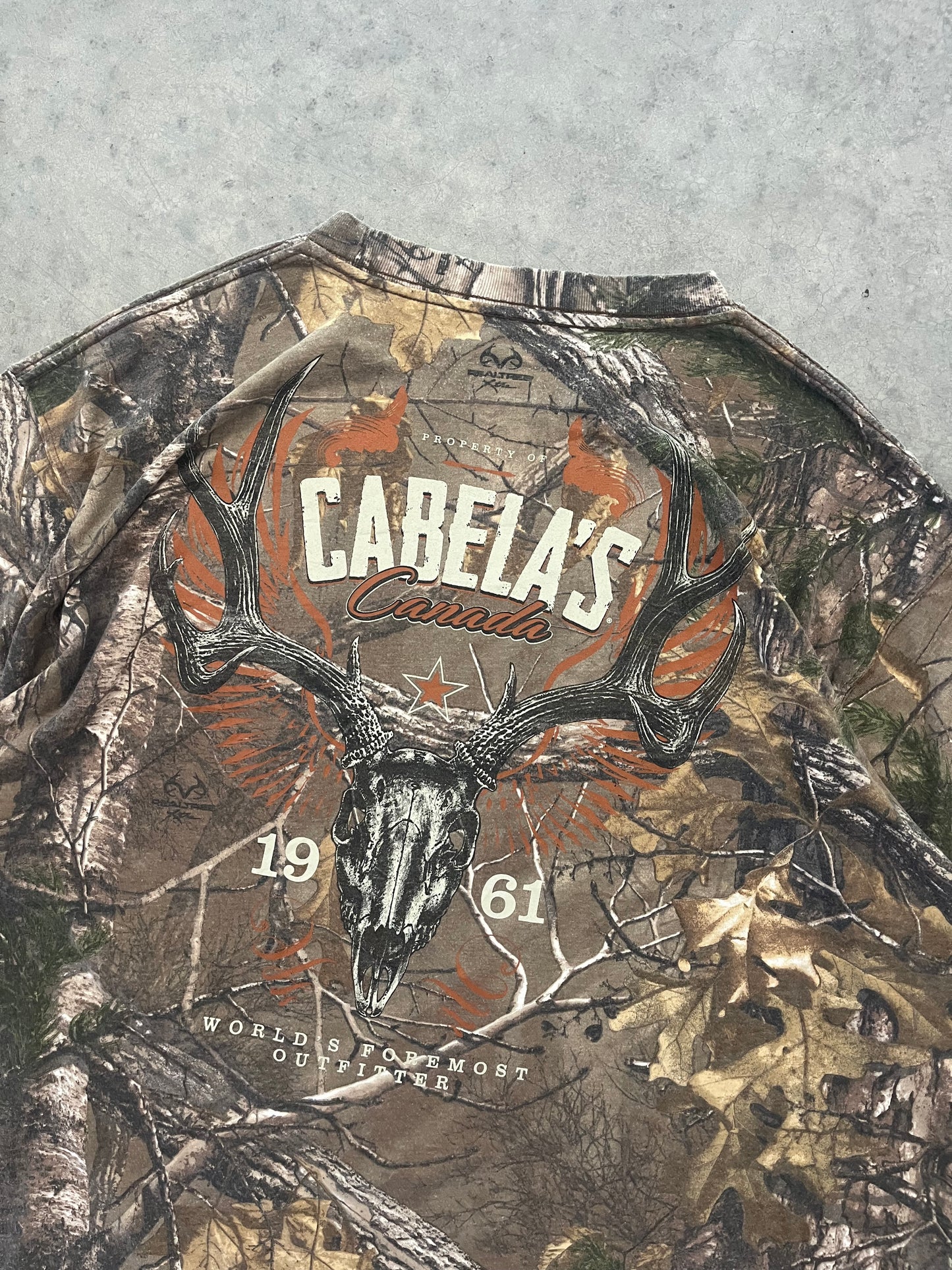 realtree tee with back hit
