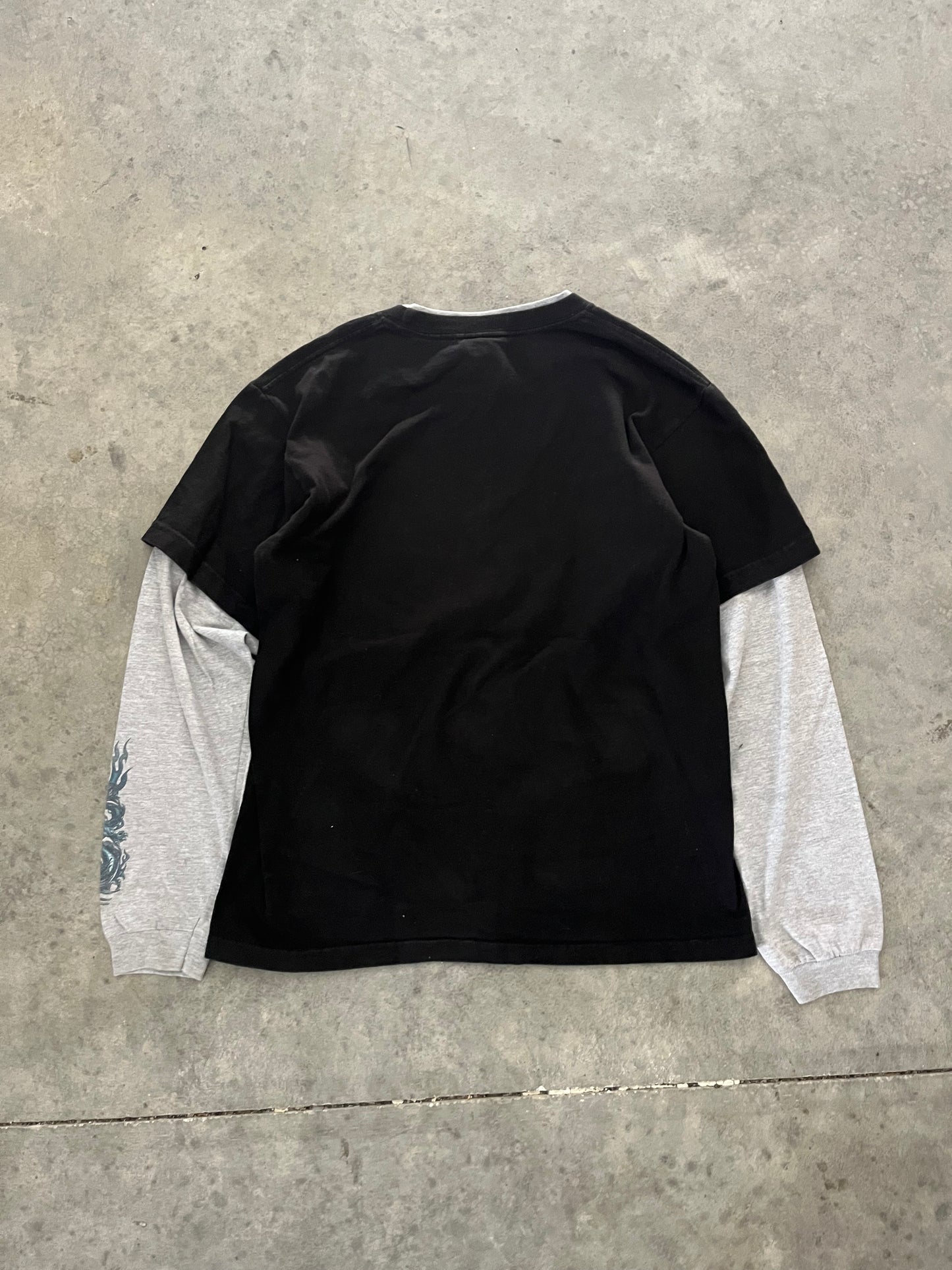 top heavy double layered long sleeve