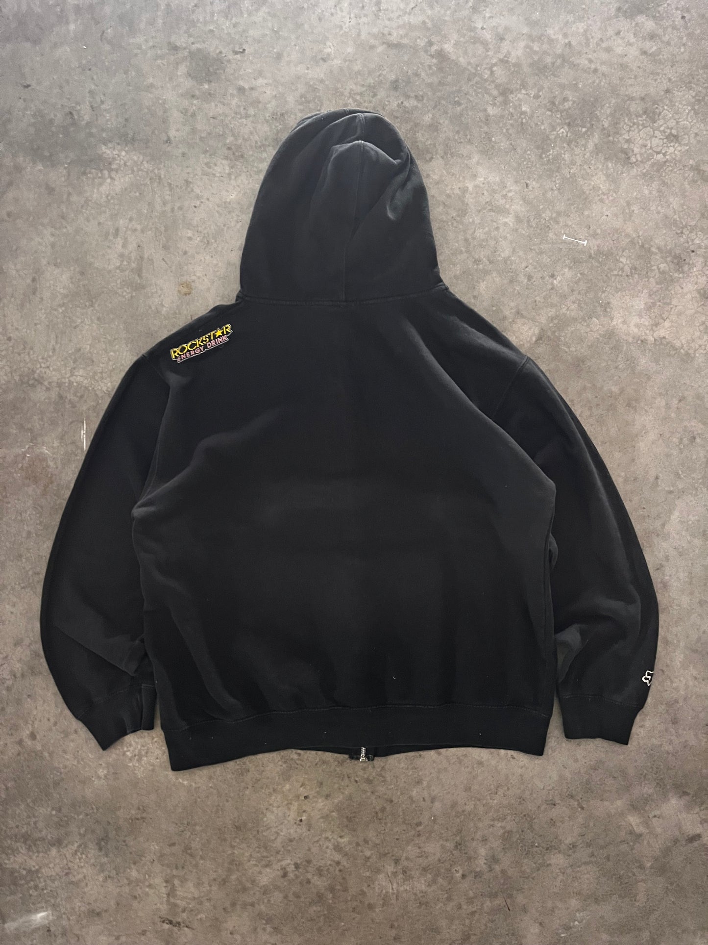 rockstar x fox hoodie
