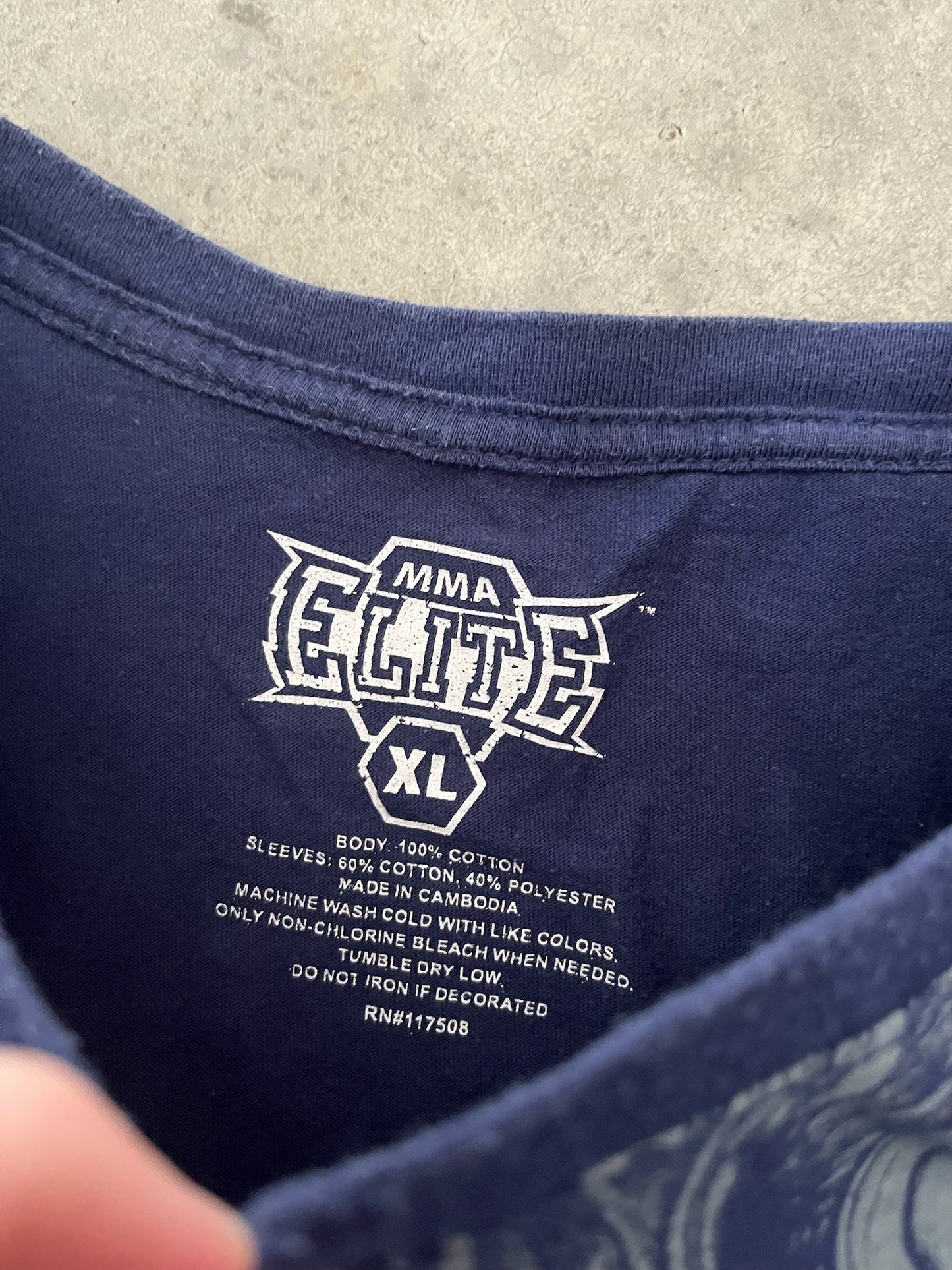 mma elite long sleeve - XL