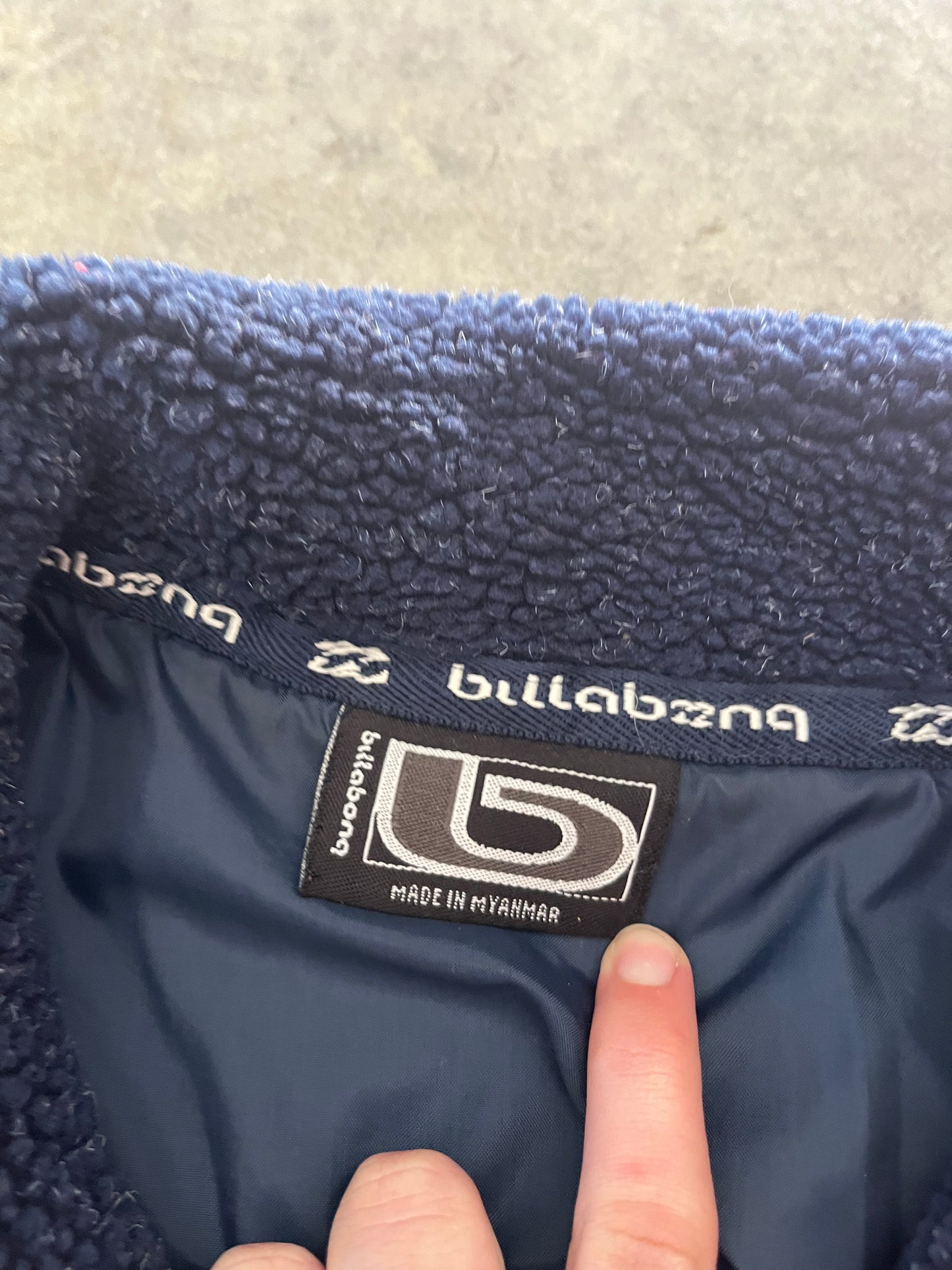 billabong quarter zip - L