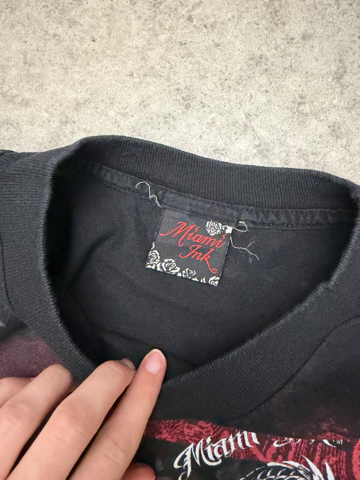 miami ink tee - L