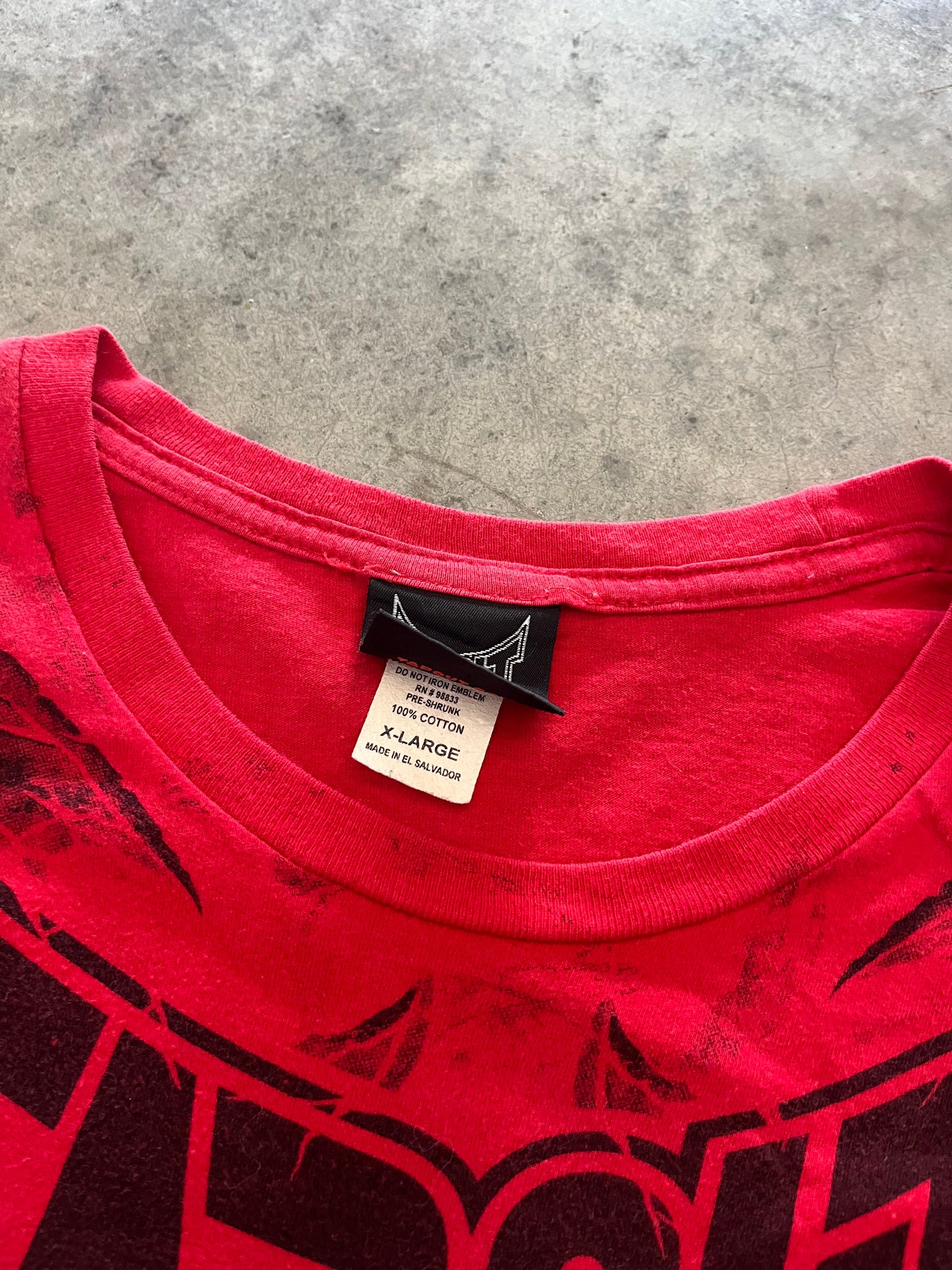 fire tapout tee - XXL