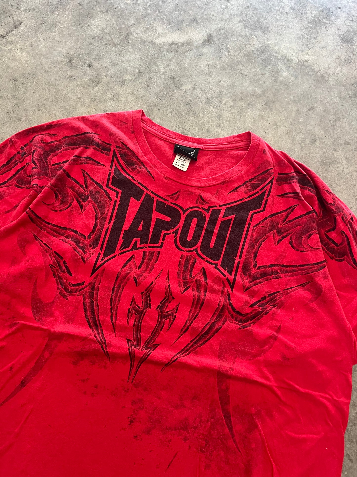 fire tapout tee - XXL