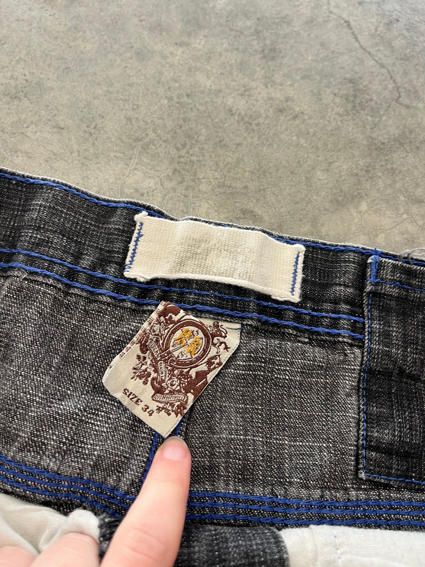 Black jorts- 34