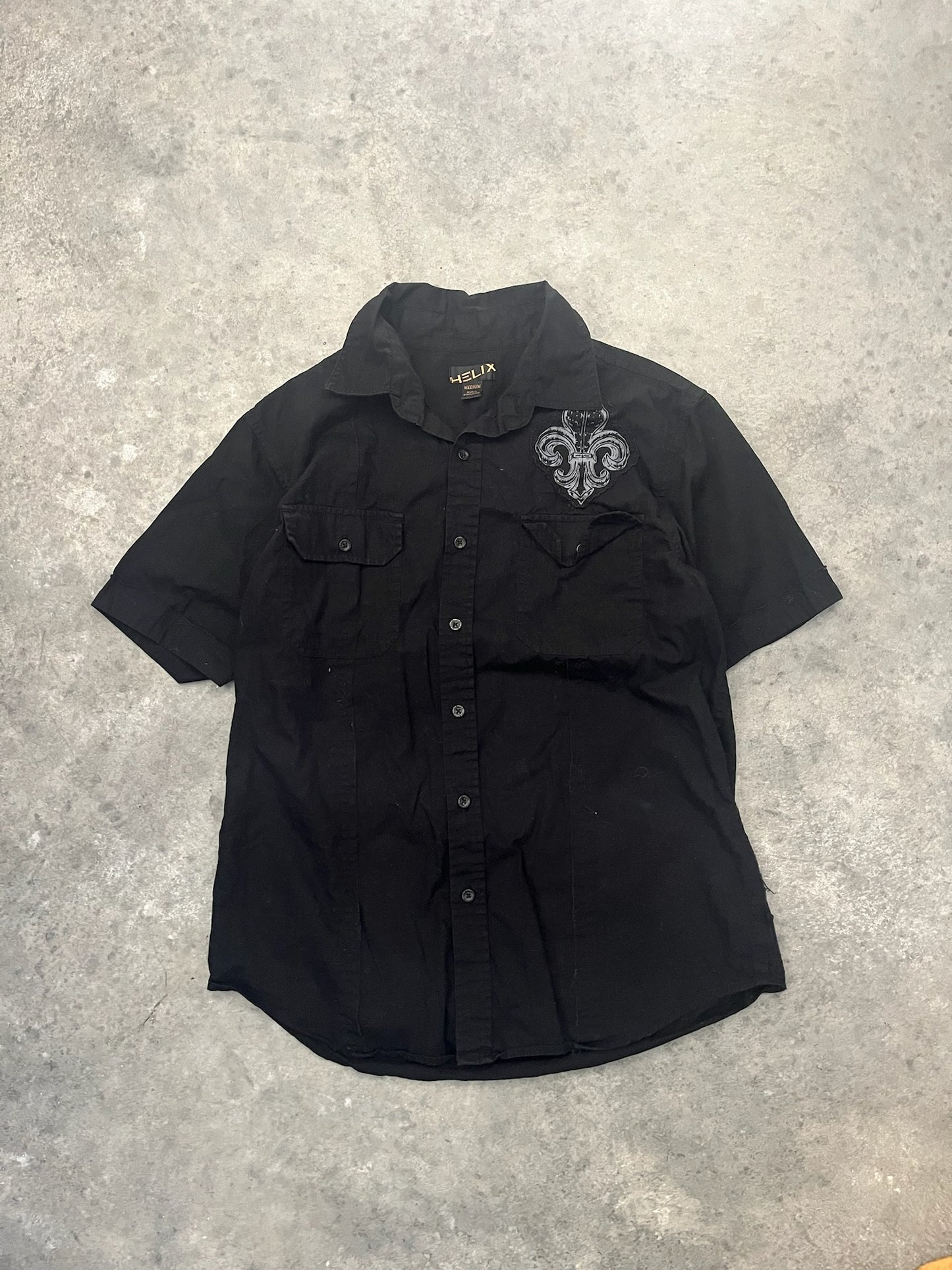 Helix short sleeve button up