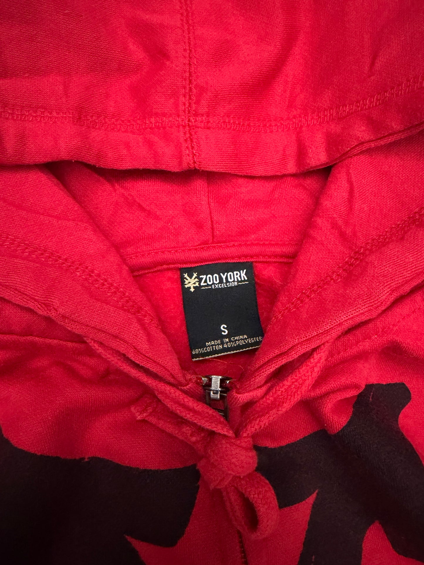 zoo york zip up hoodie - S