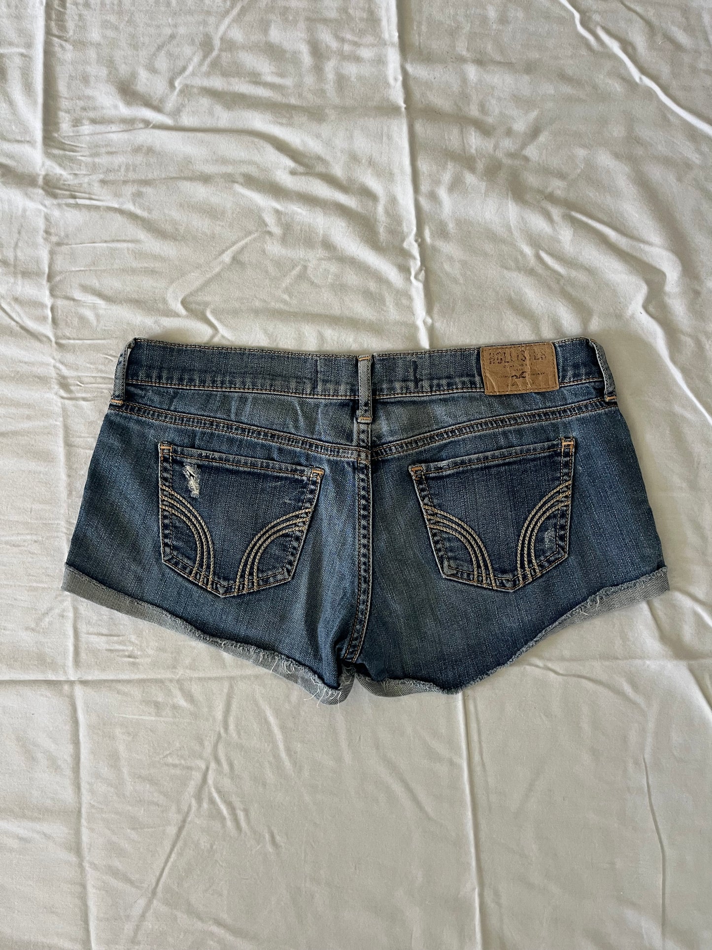 hollister denim mini shorts - 30