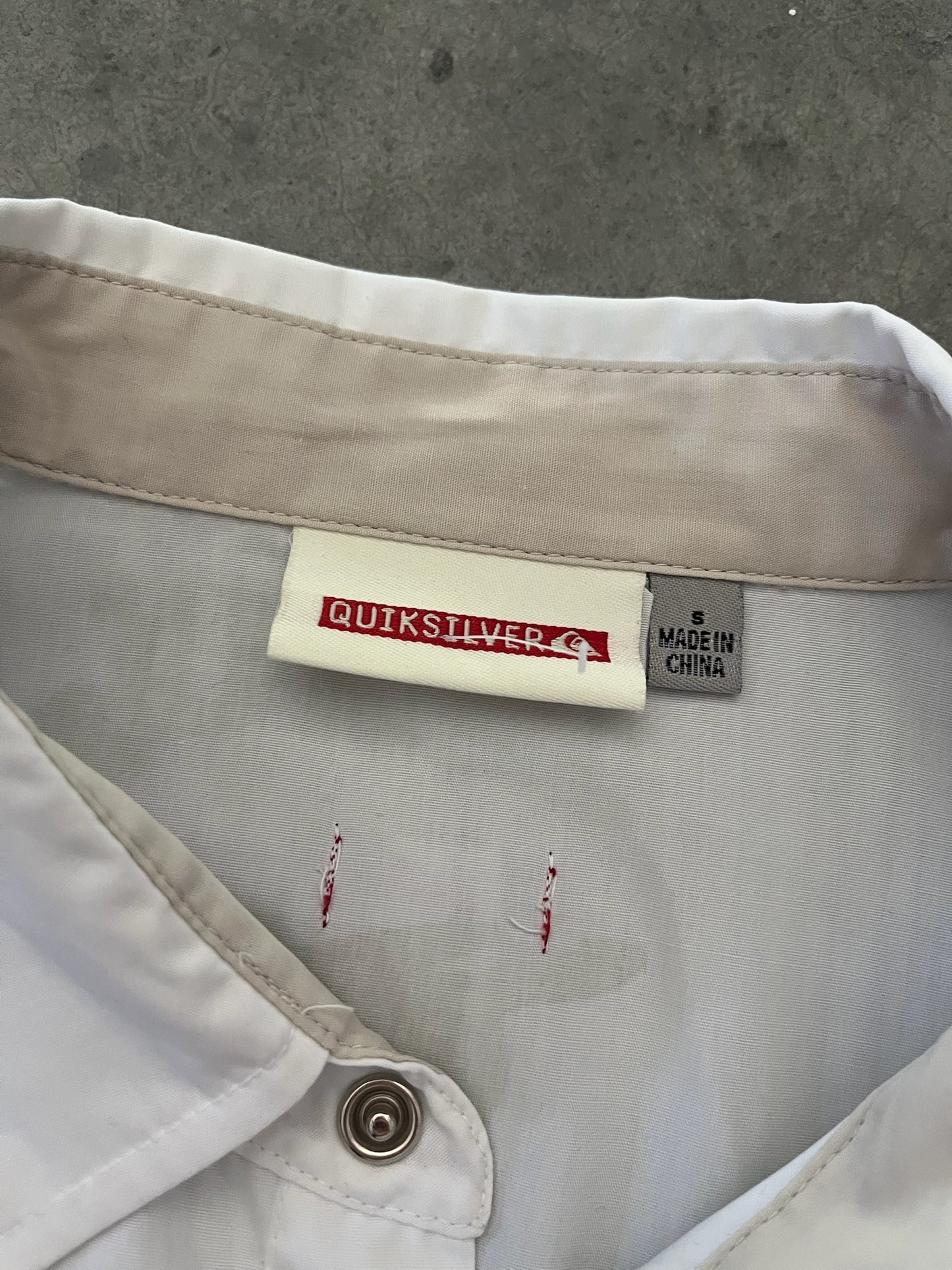 Quiksilver button up - S