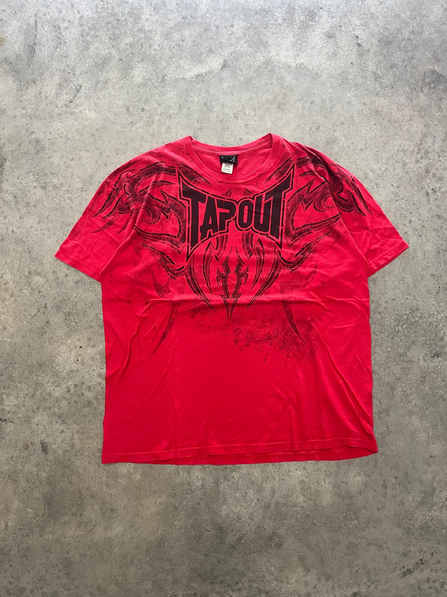 fire tapout tee - XXL