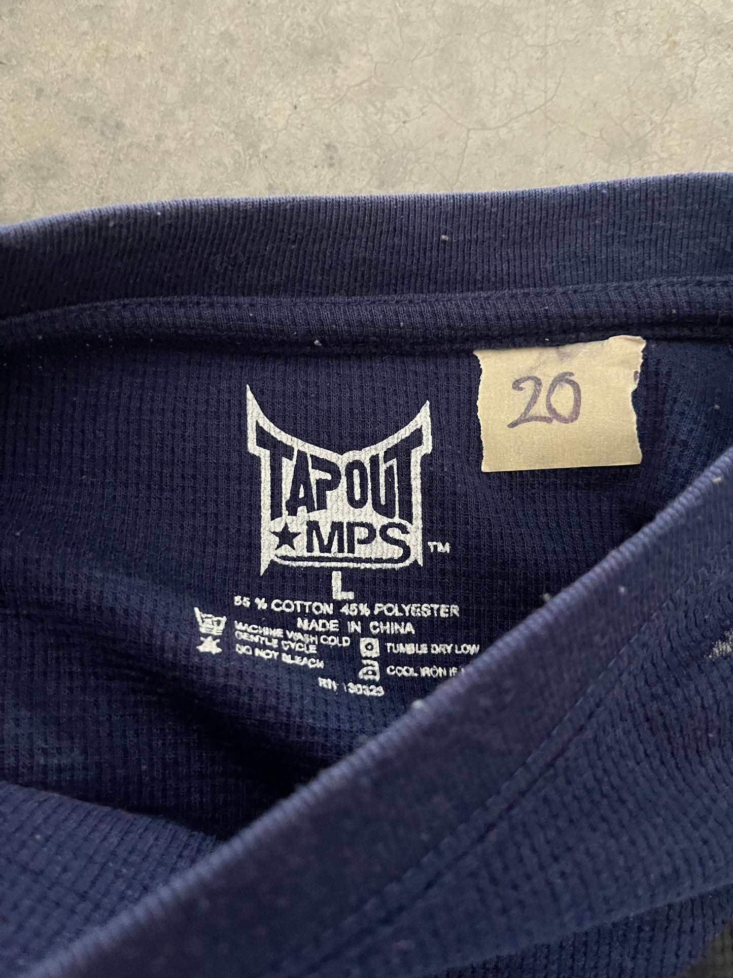 Tapout thermal