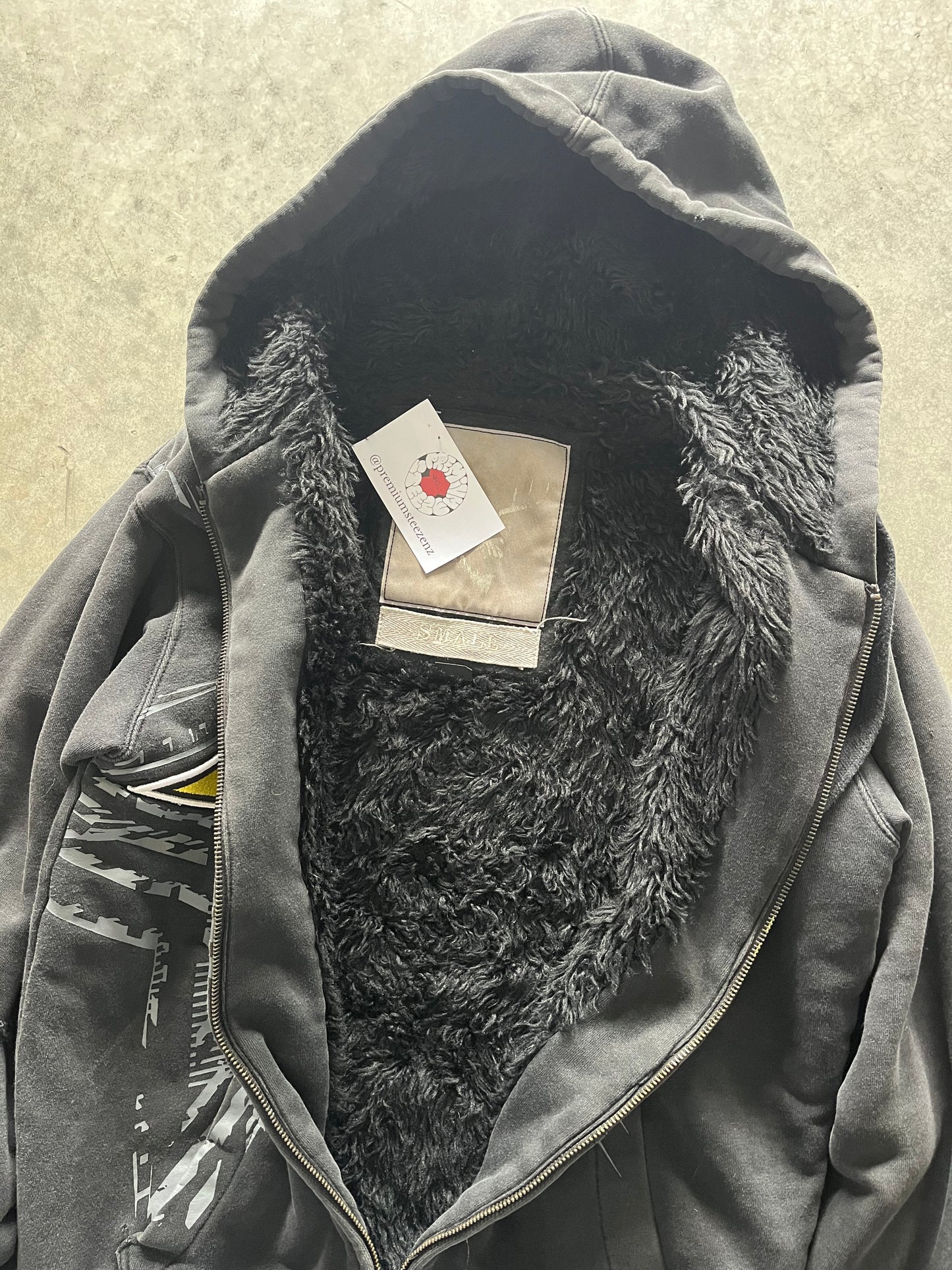 rockstar x fox hoodie - S