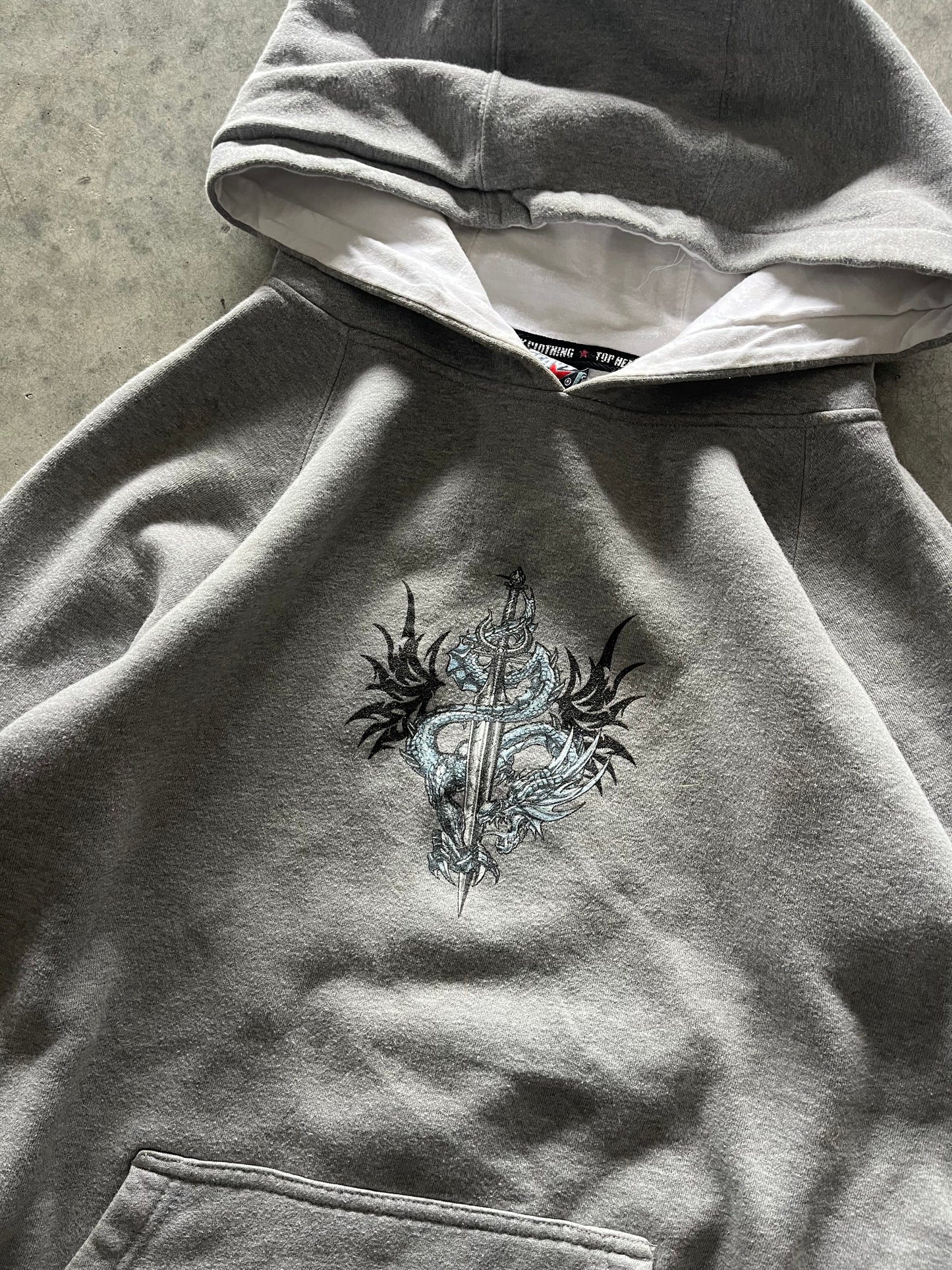 Top heavy hoodie - M
