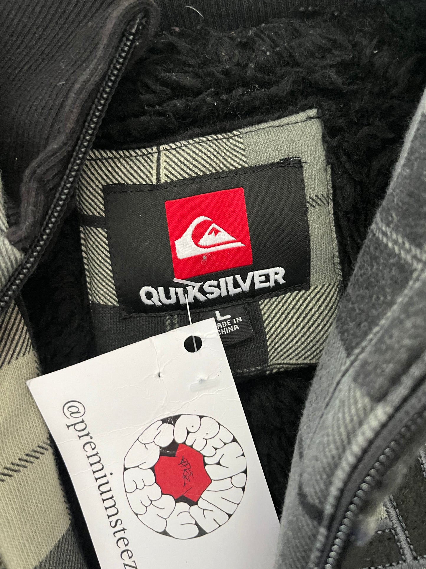 quiksilver hoodie - L