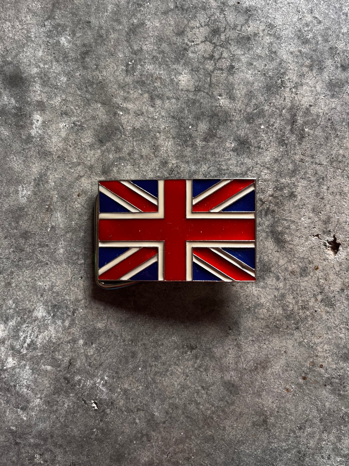union jack belt buckle