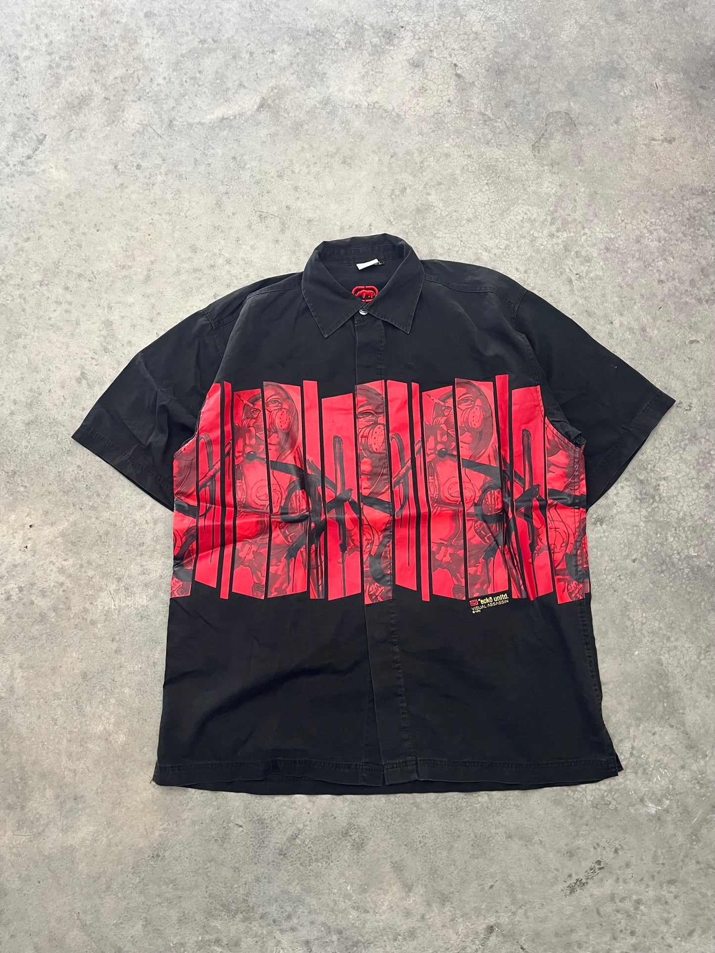 ecko button up - L