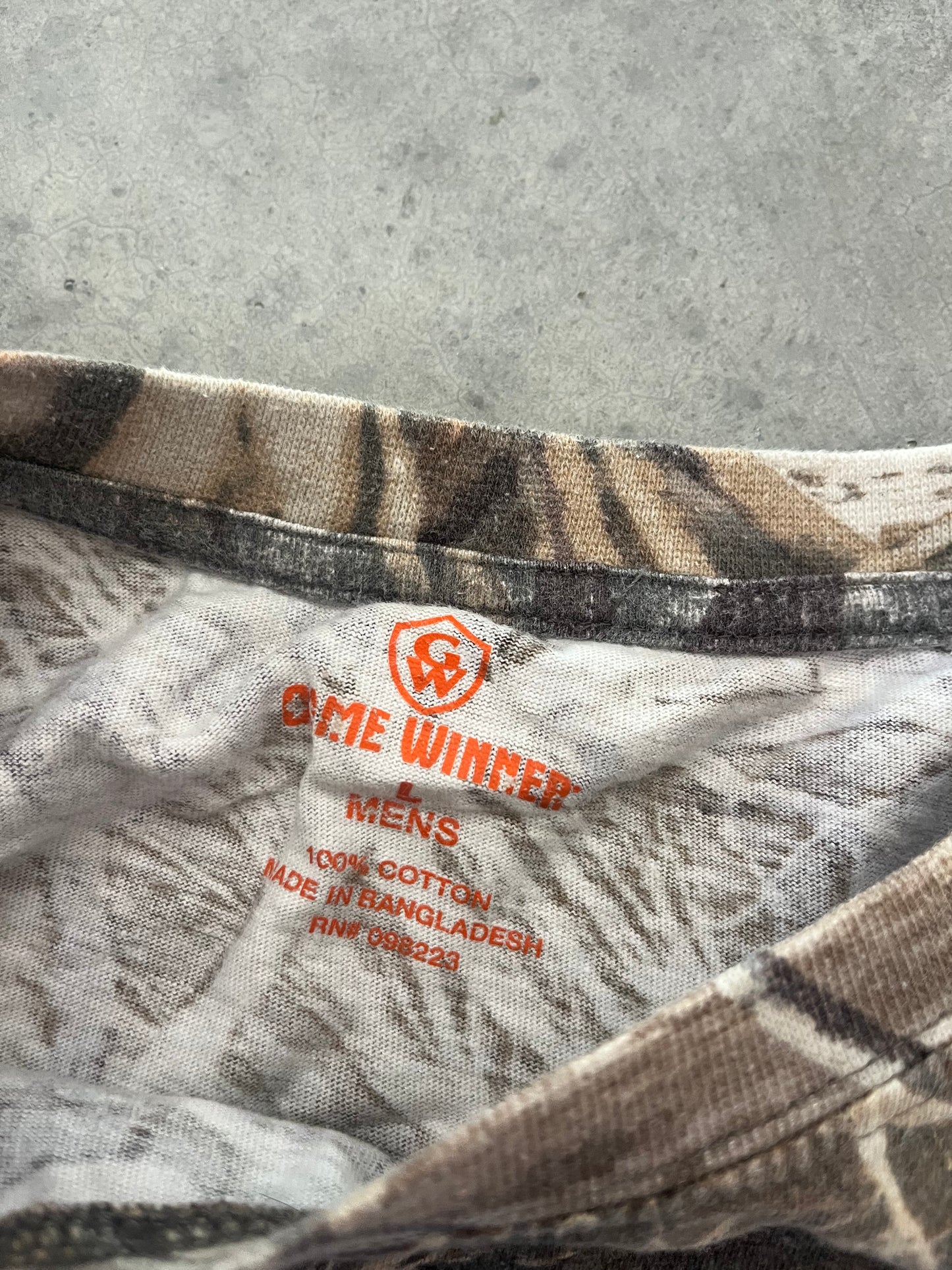 realtree tee - L