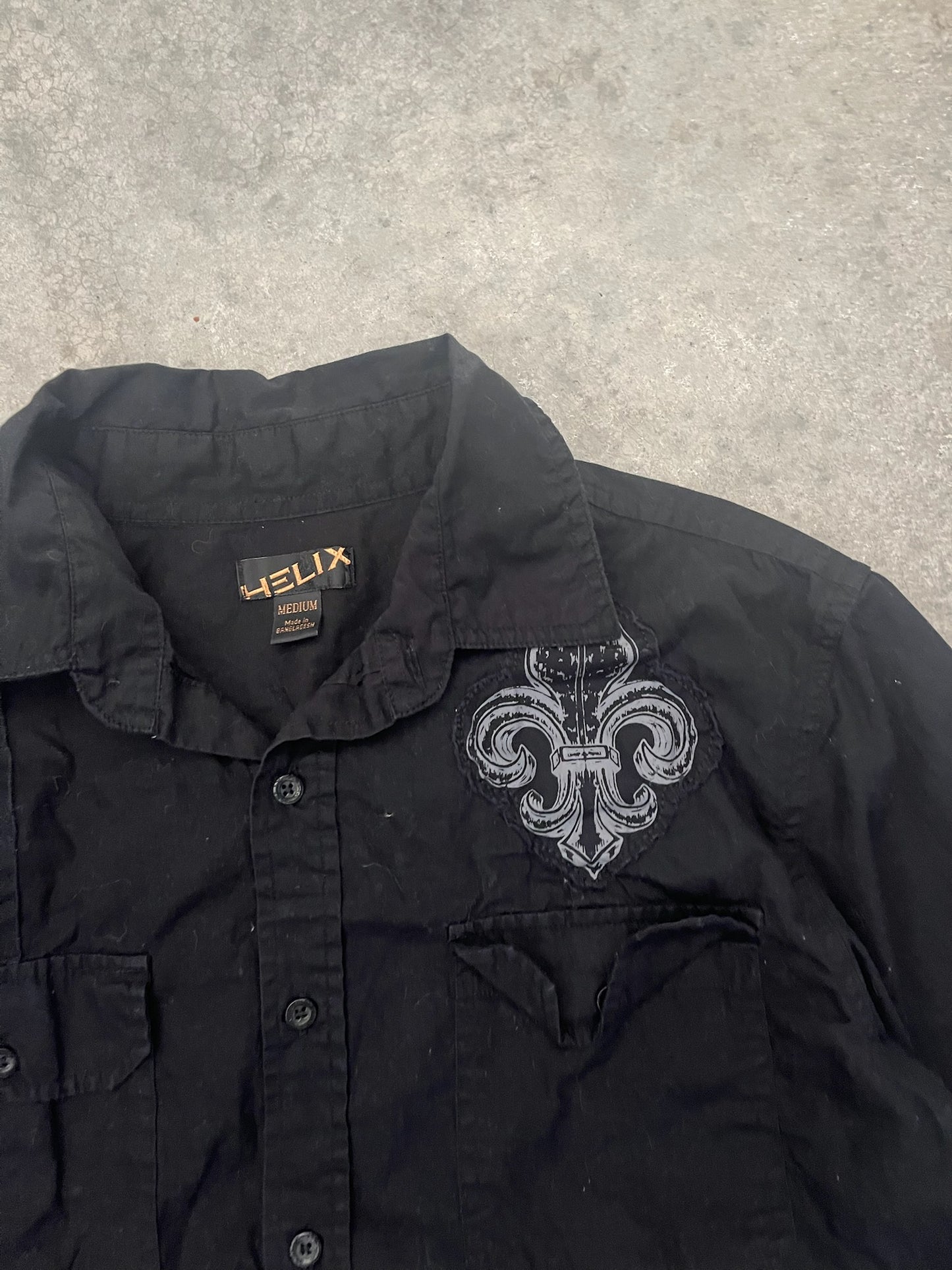 Helix short sleeve button up