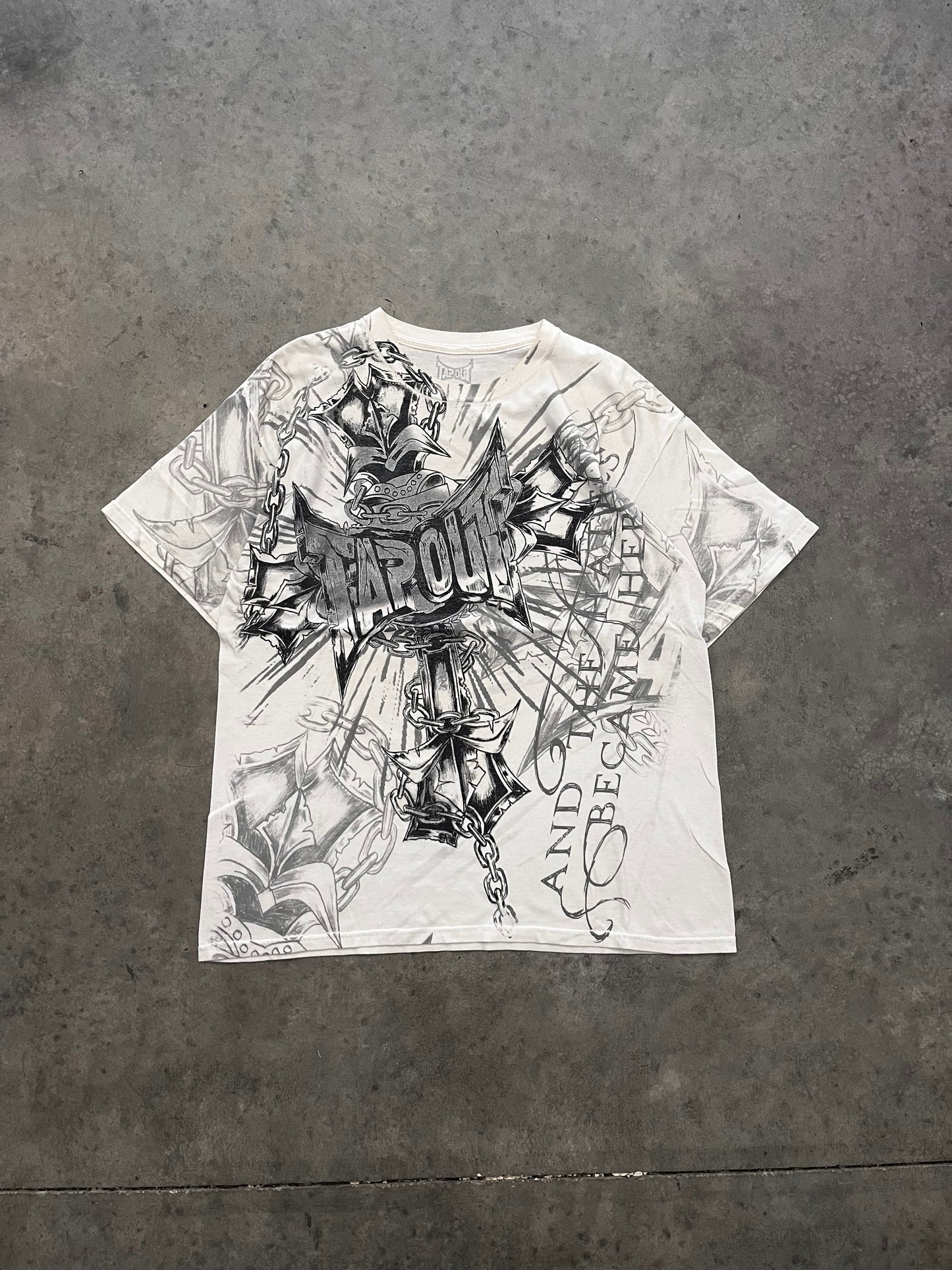 sick tapout tee - L