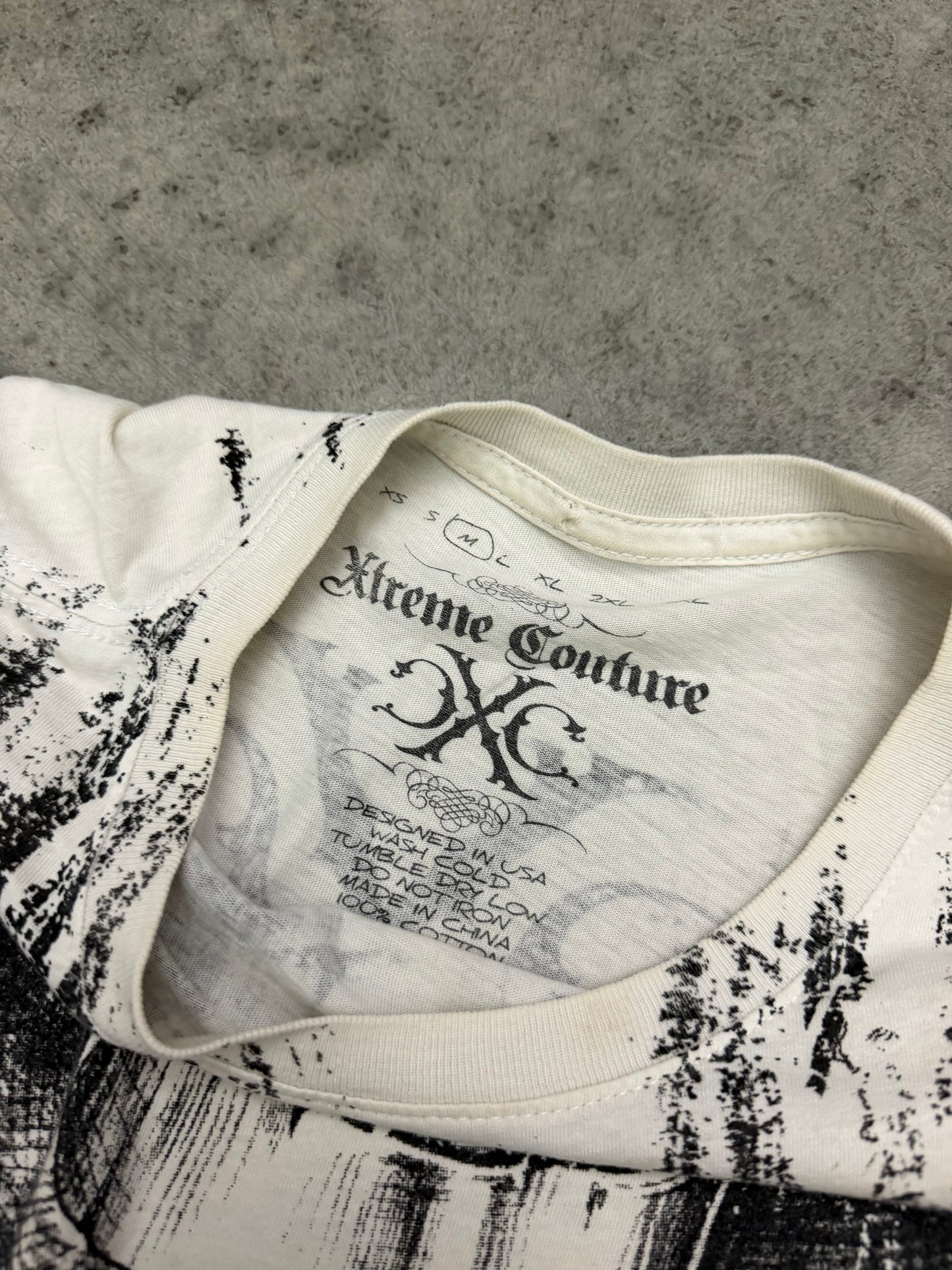 crazy xtreme couture tee - M