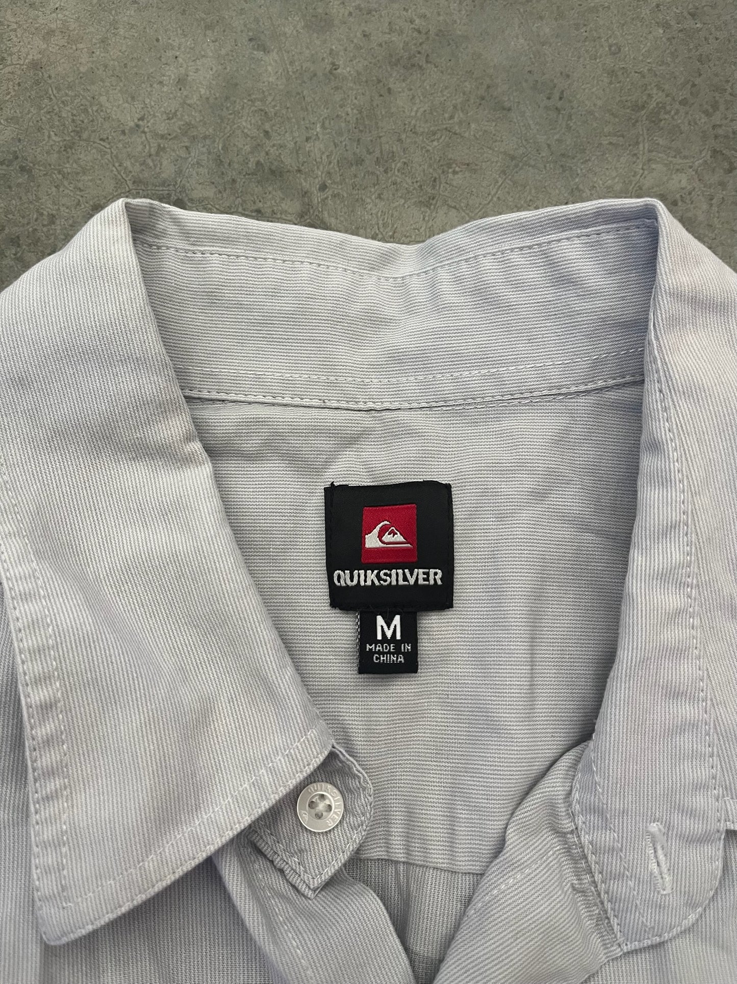 quiksilver button up
