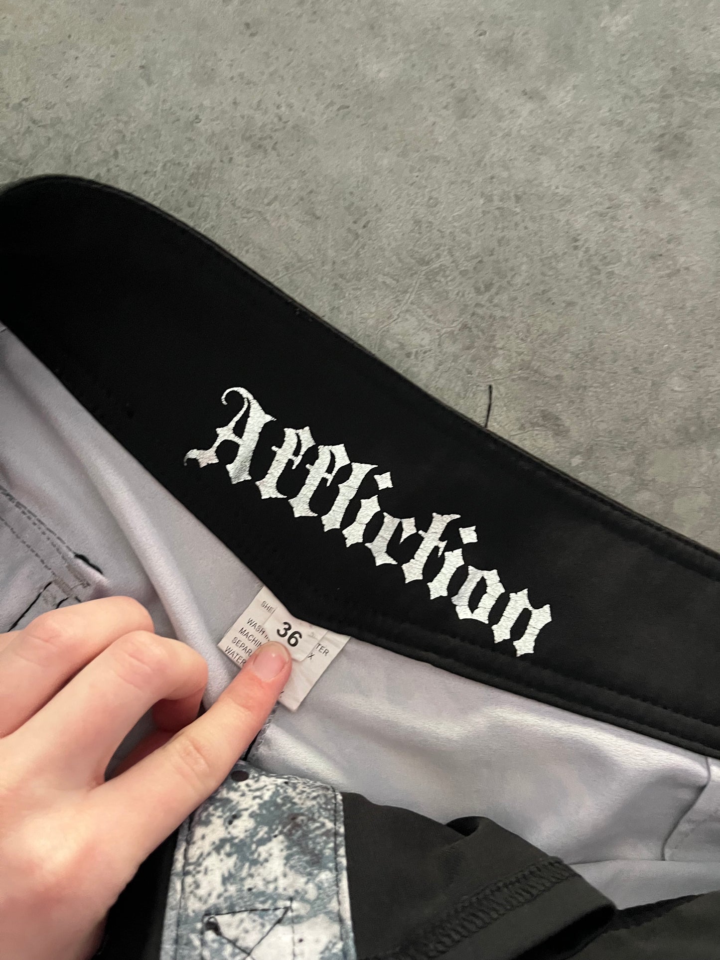 RARE affliction board shorts - 38
