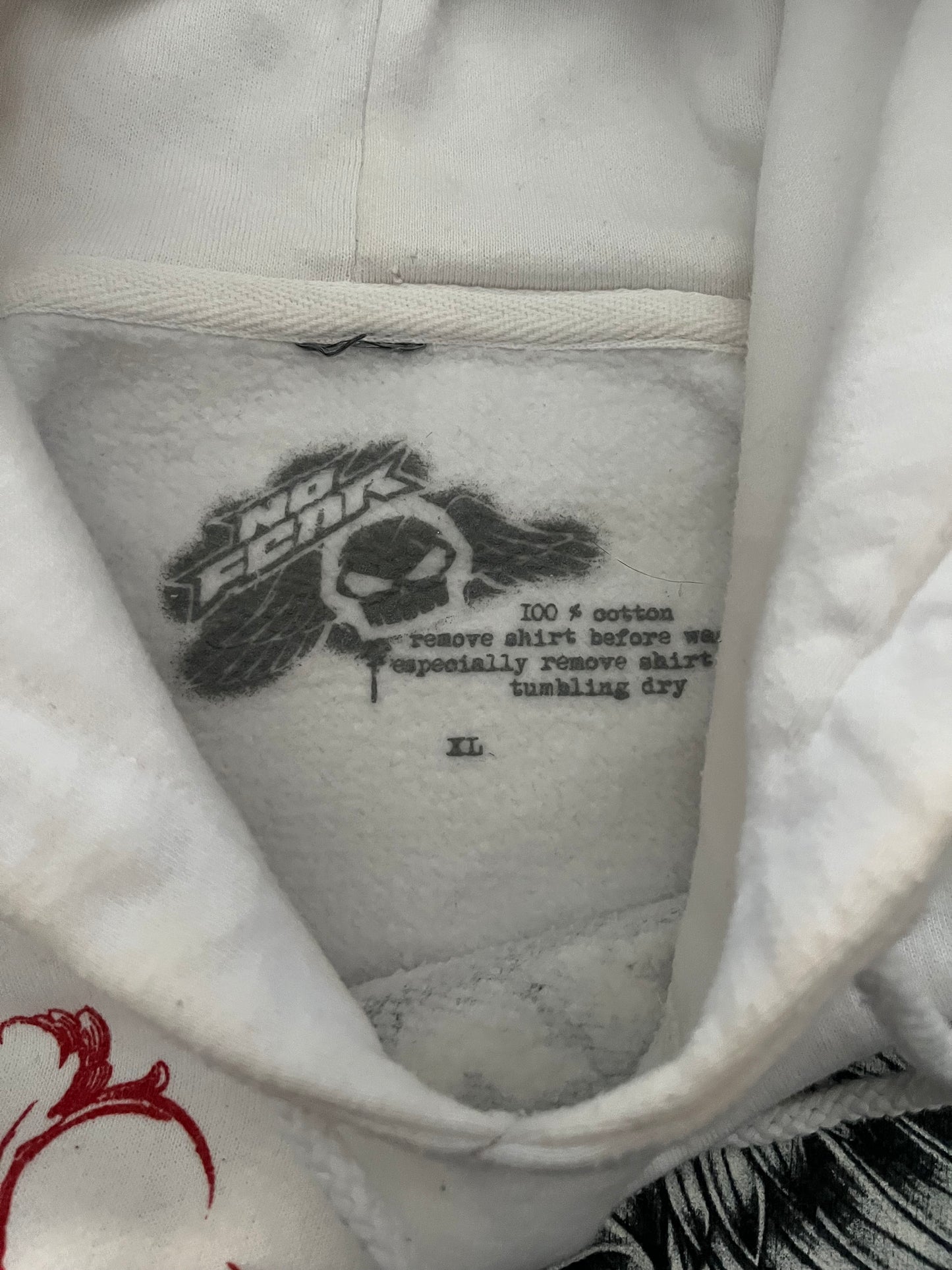 No Fear hoodie - XL