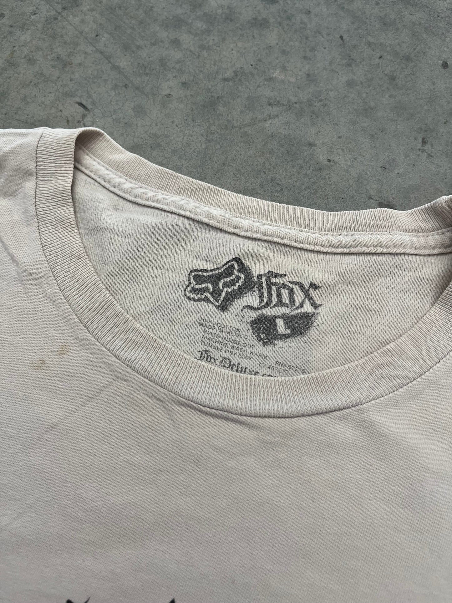 fox racing tee - L