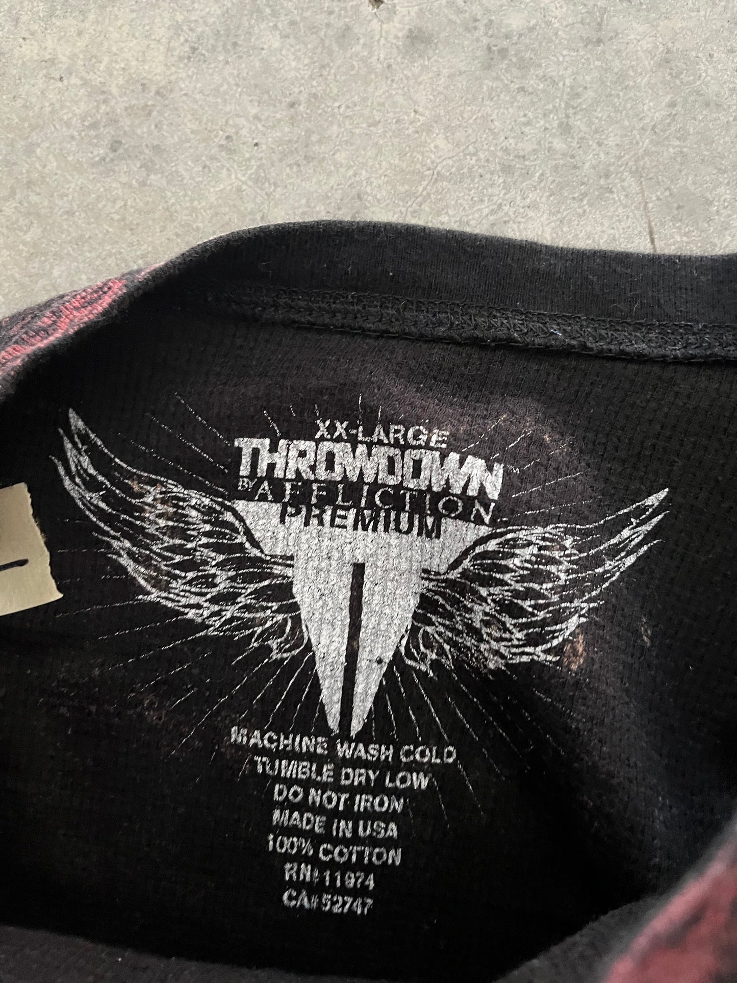 throwdown by affliction thermal