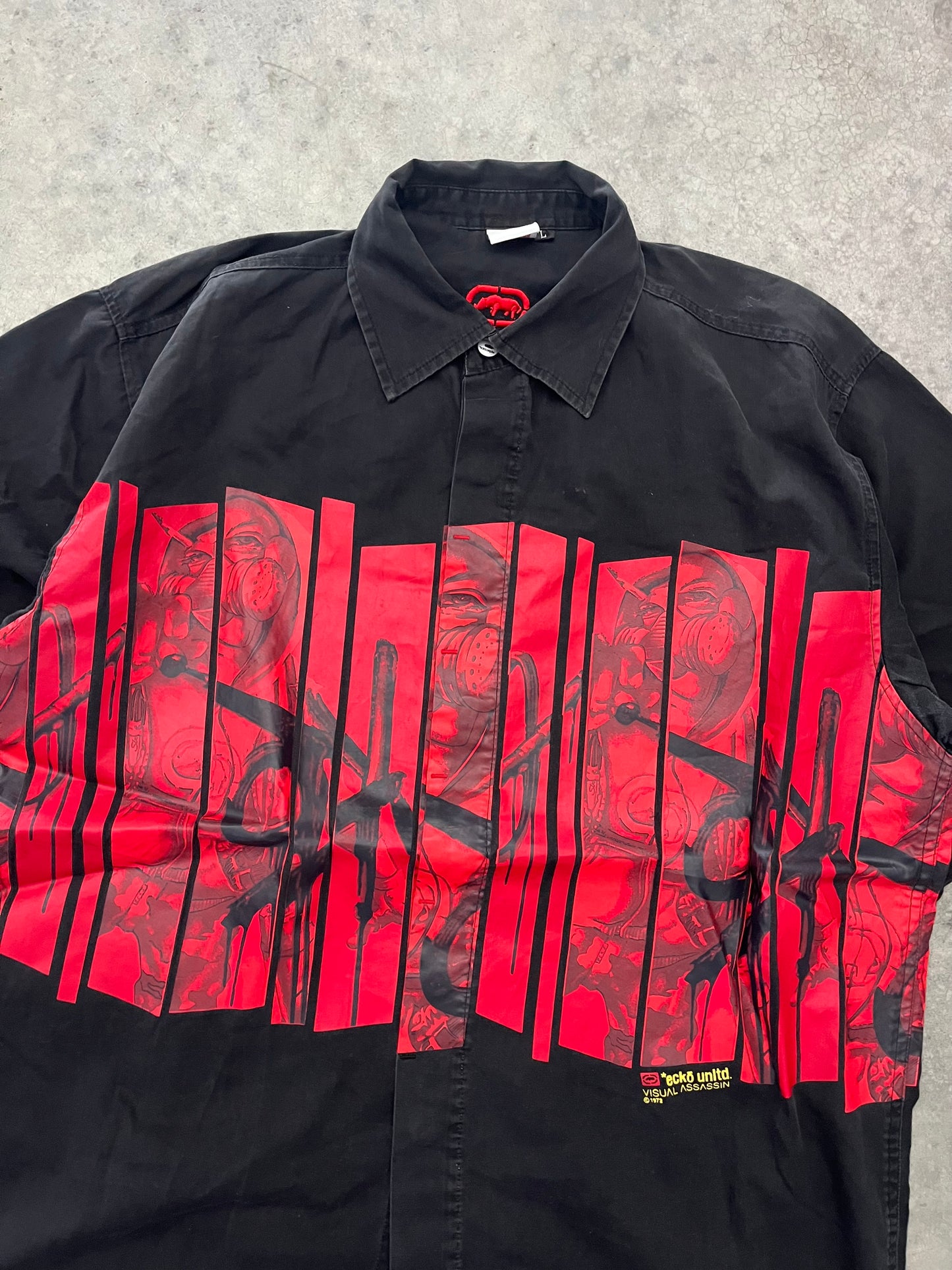 ecko button up - L