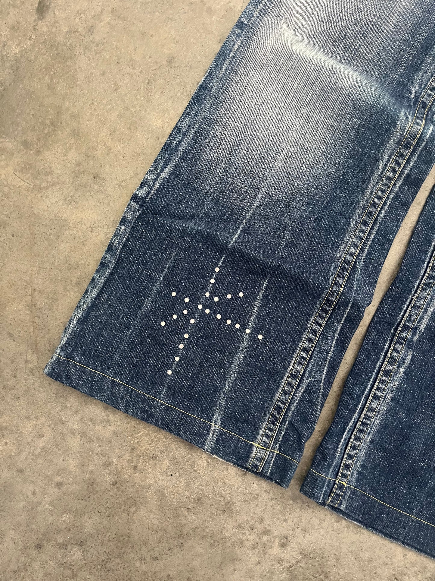 baggy red pepper jeans - 30