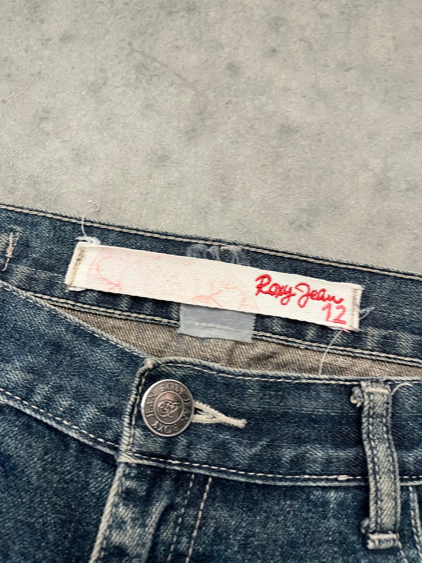roxy spellout jeans - 34