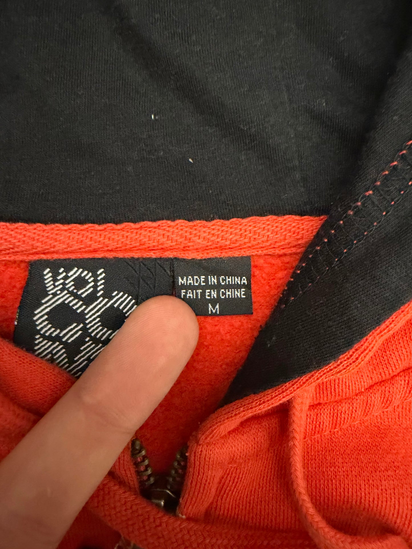 volcom zip up hoodie - M