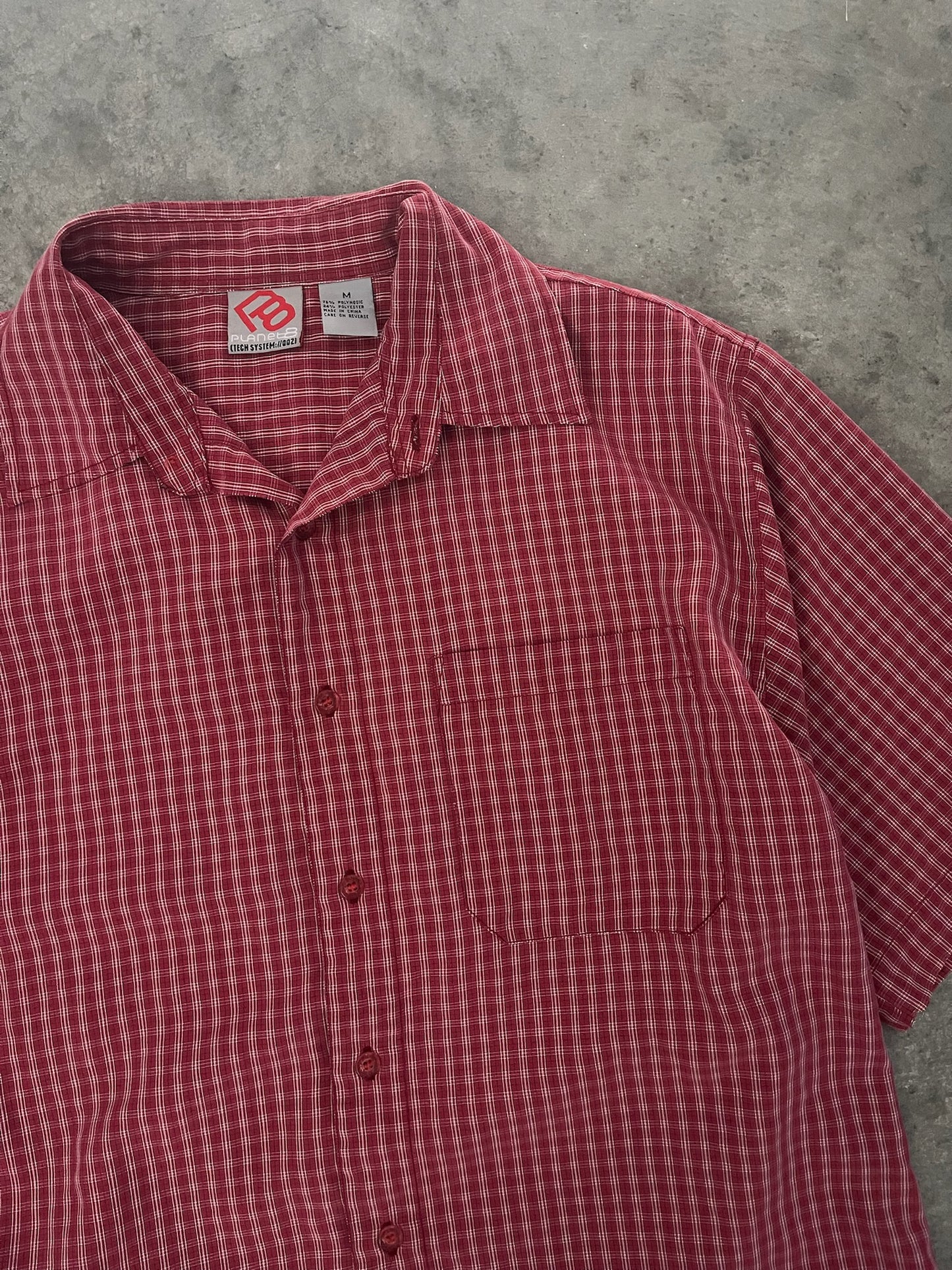 Planet 8 button up