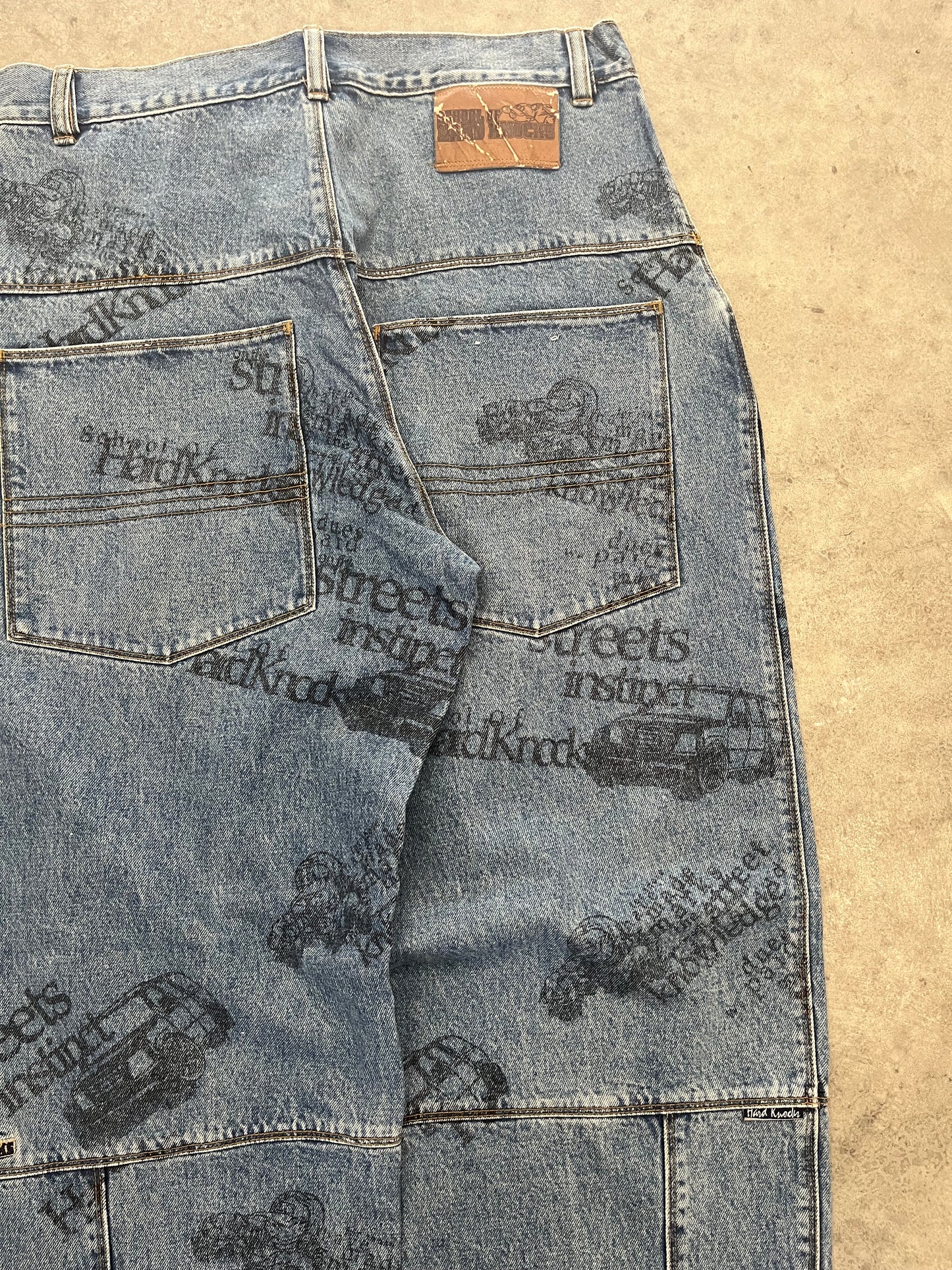 school of hard knock jeans