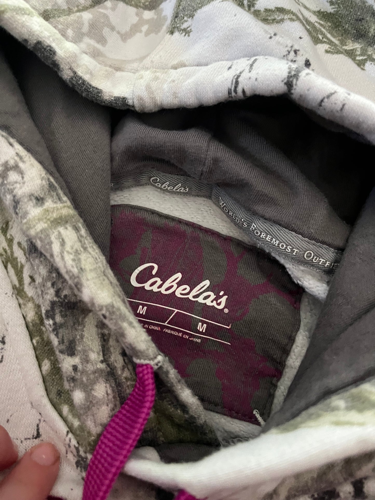 cabelas hoodie - M wmns