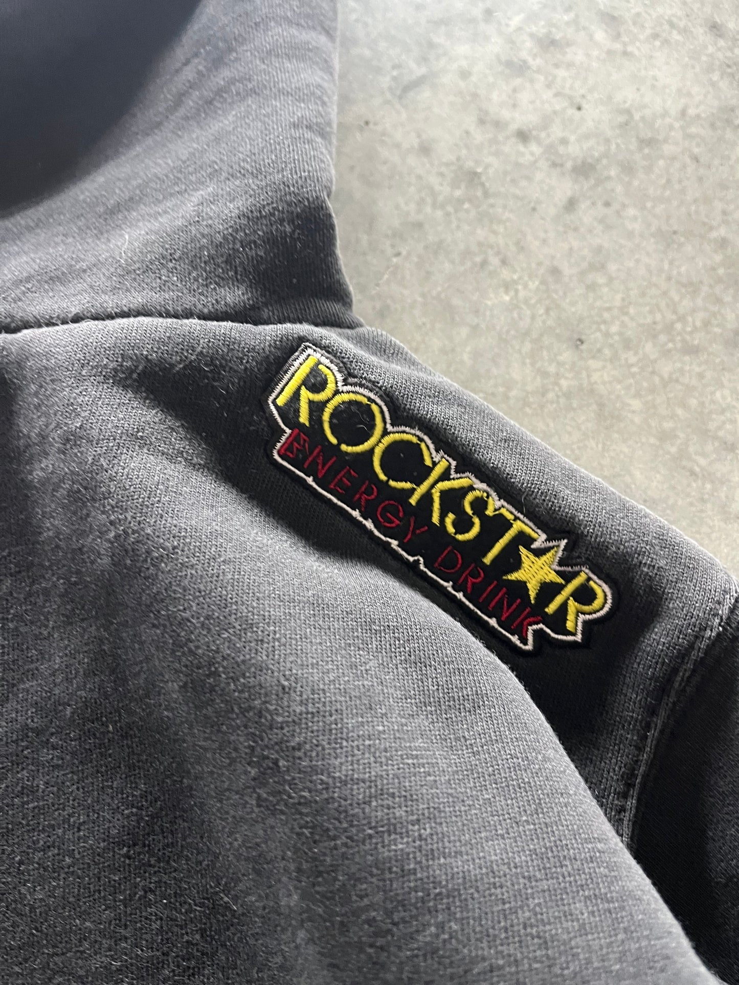 rockstar x fox hoodie - S