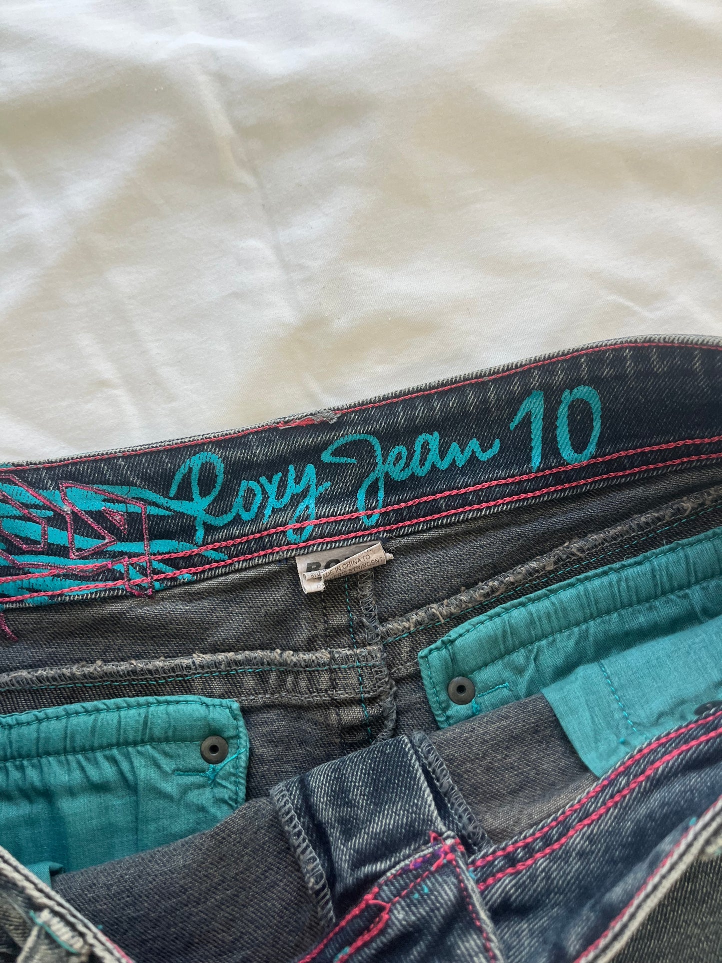 roxy denim mini skirt - 32