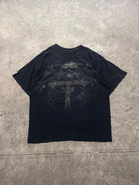 Y2K skull tee - XL