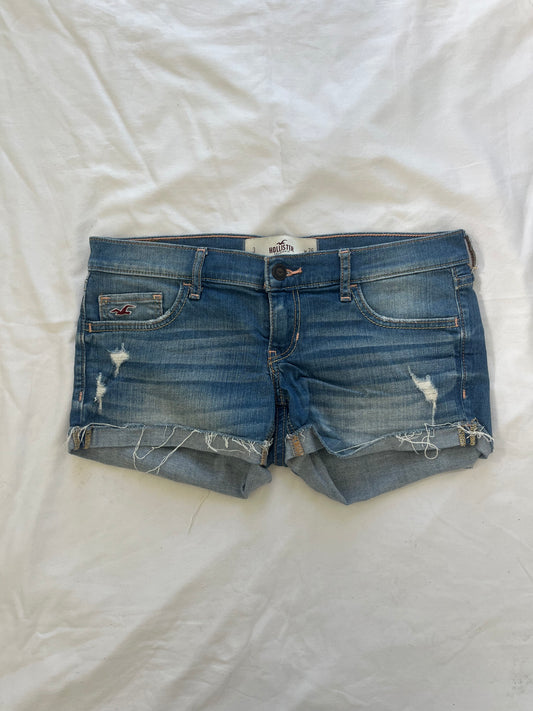 hollister denim mini shorts - 30