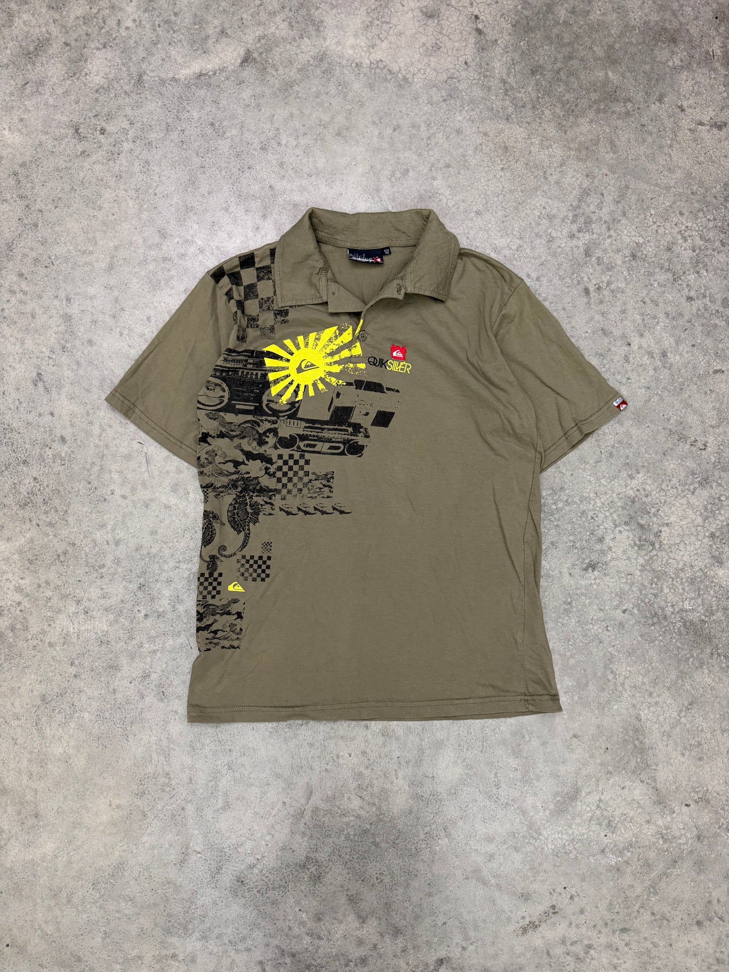 quiksilver polo - S