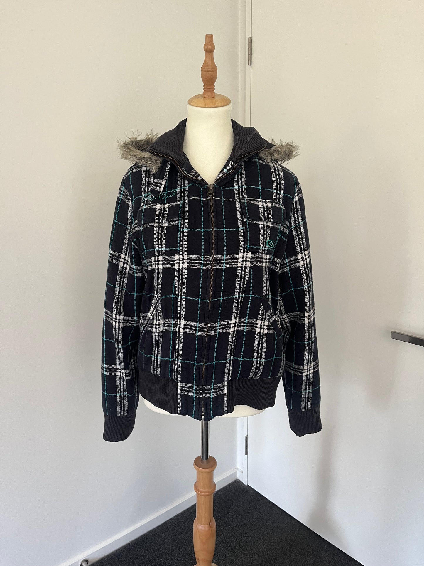 ripcurl fur hoodie - L